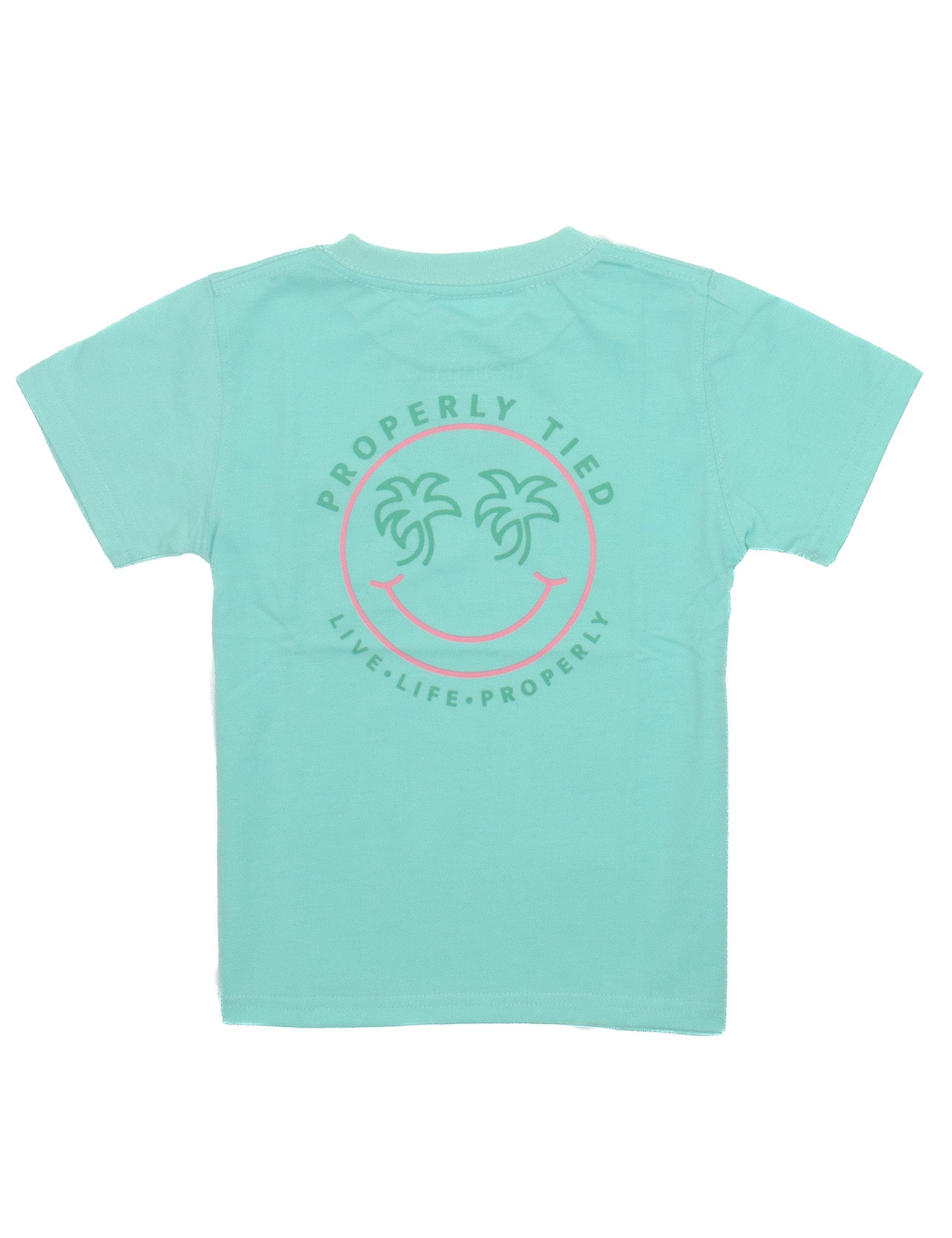 Girls Smiley Seafoam