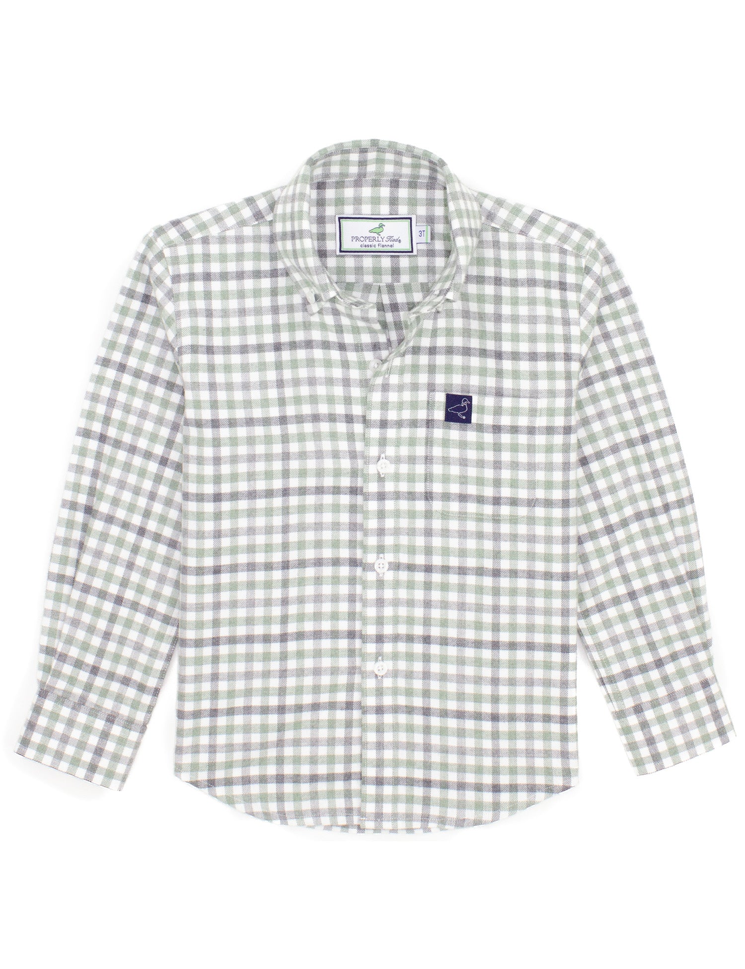 Boys Classic Flannel Grassland