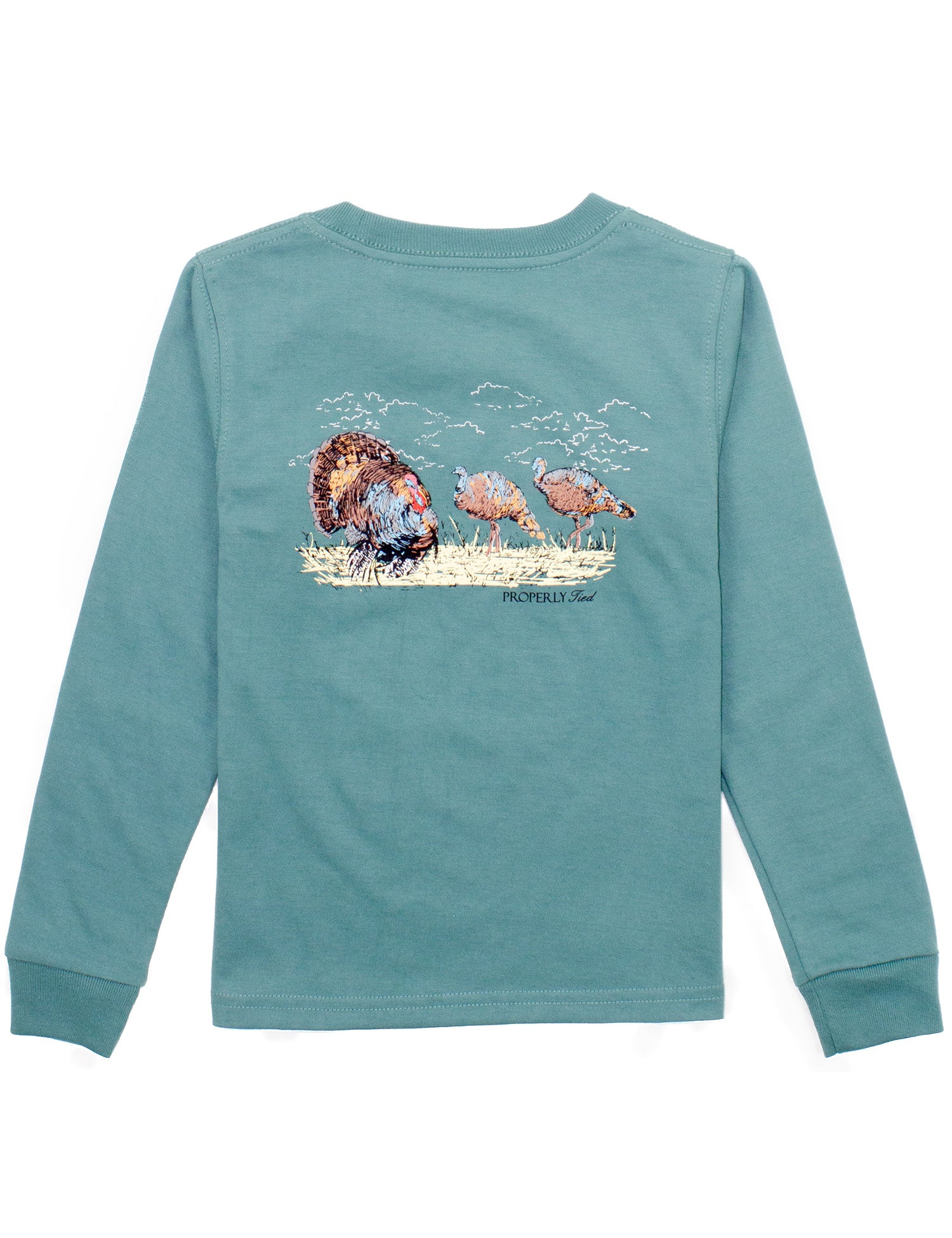 Baby Turkey Hunt LS Marine Green