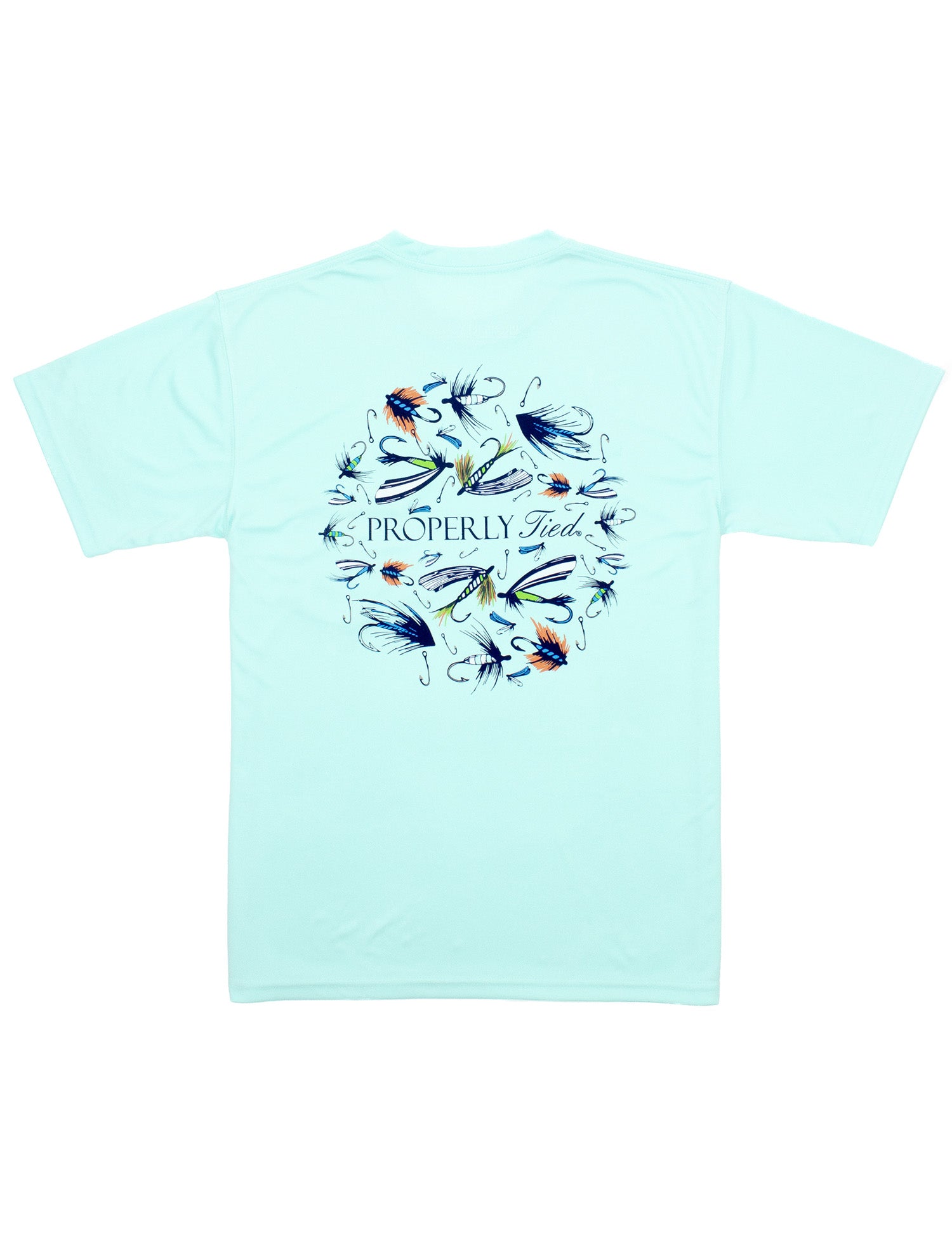 Performance Tee SS Stay Fly Seafoam