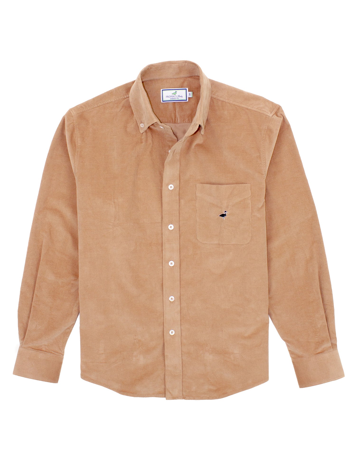 Pinwale Cord Shirt LS Chestnut