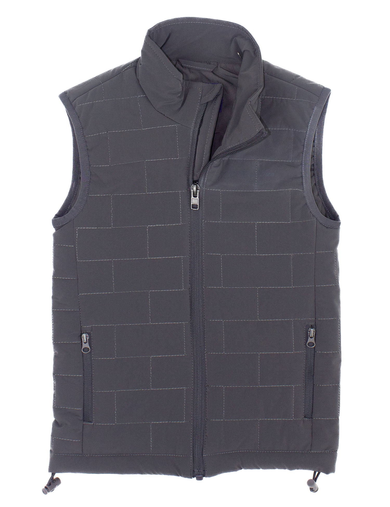 Boys Tundra Puffer Vest Dark Grey