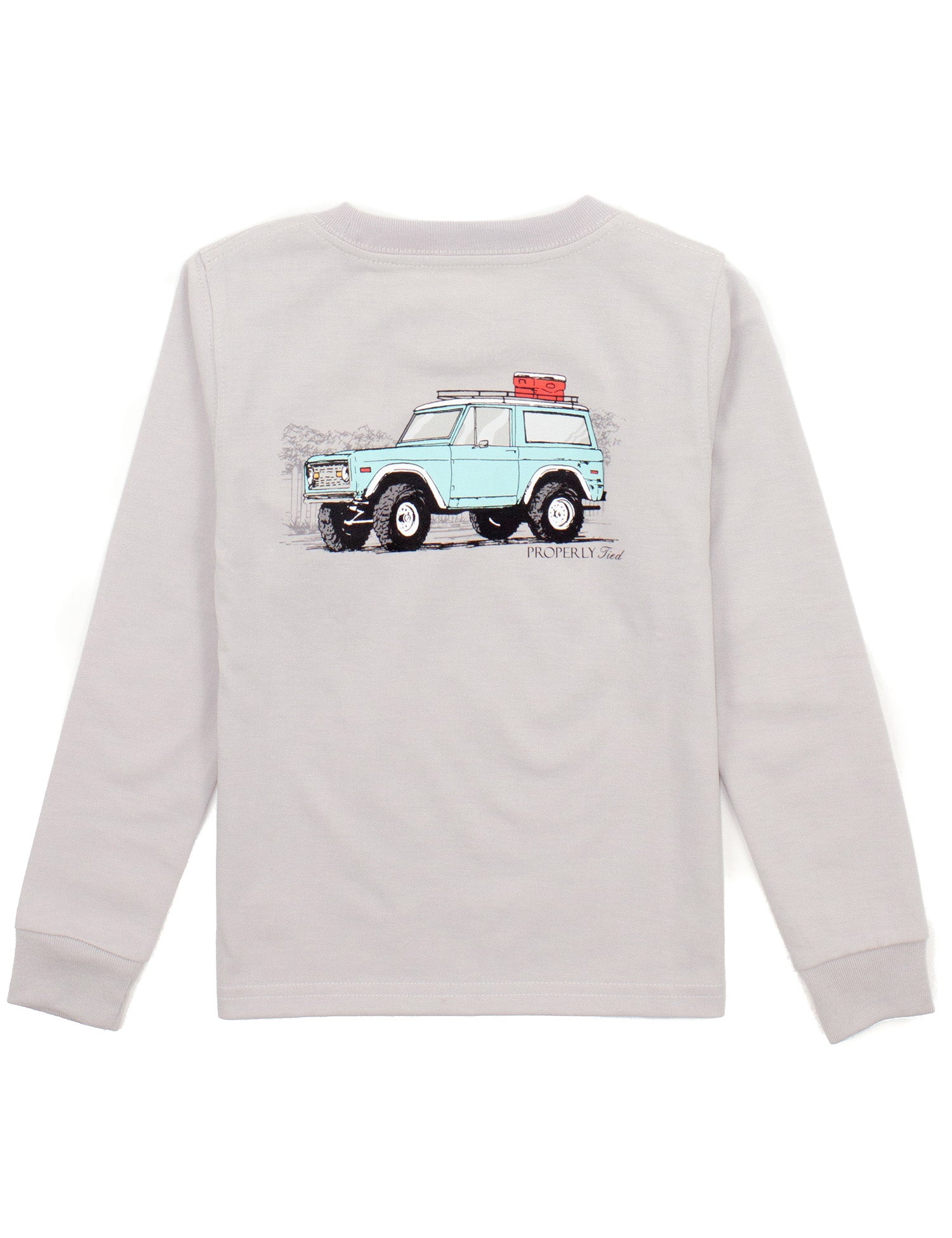 Boys 4X4 LS Ice Grey