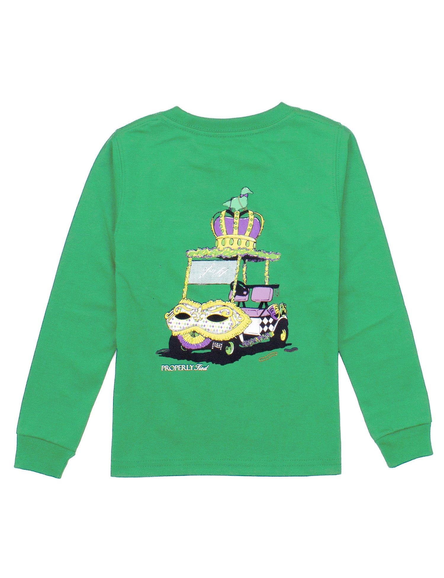 Baby Mardi Cart LS Crop Green