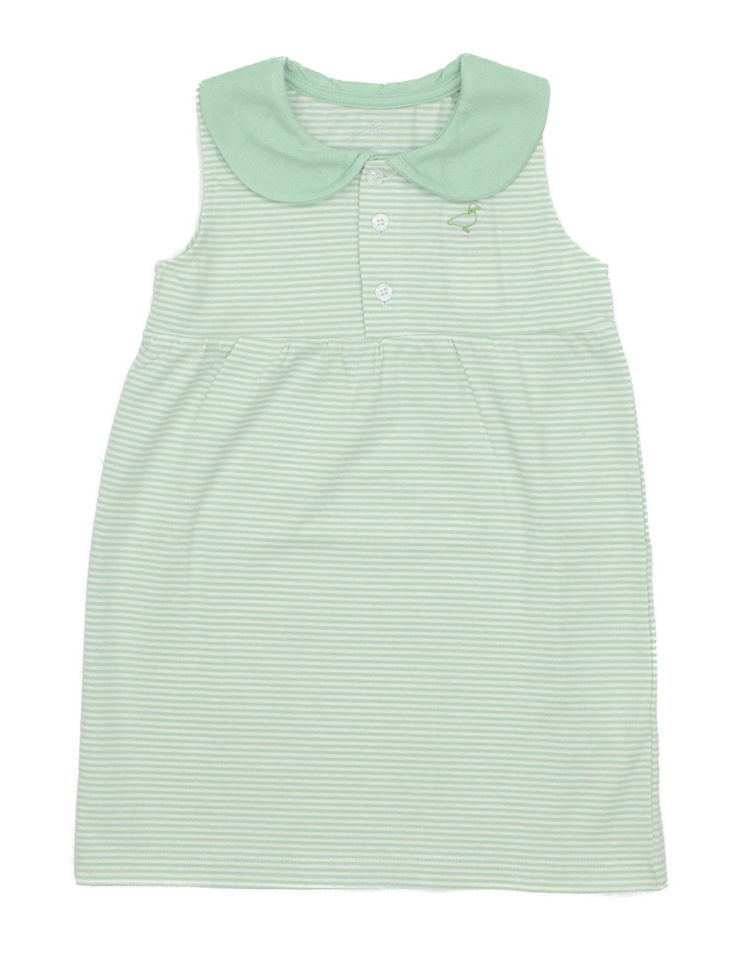 Girls Jackson Dress Mint Stripe