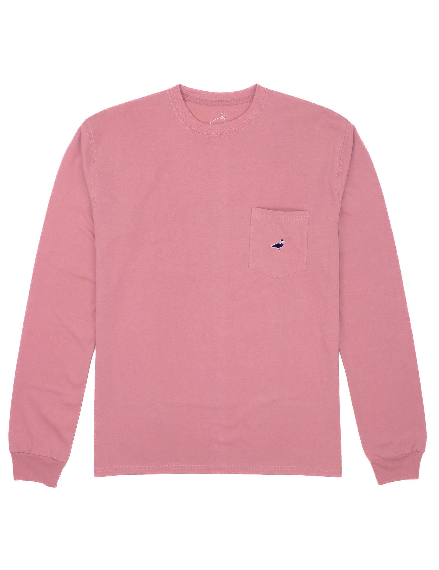 Parker Pocket Tee LS Salmon