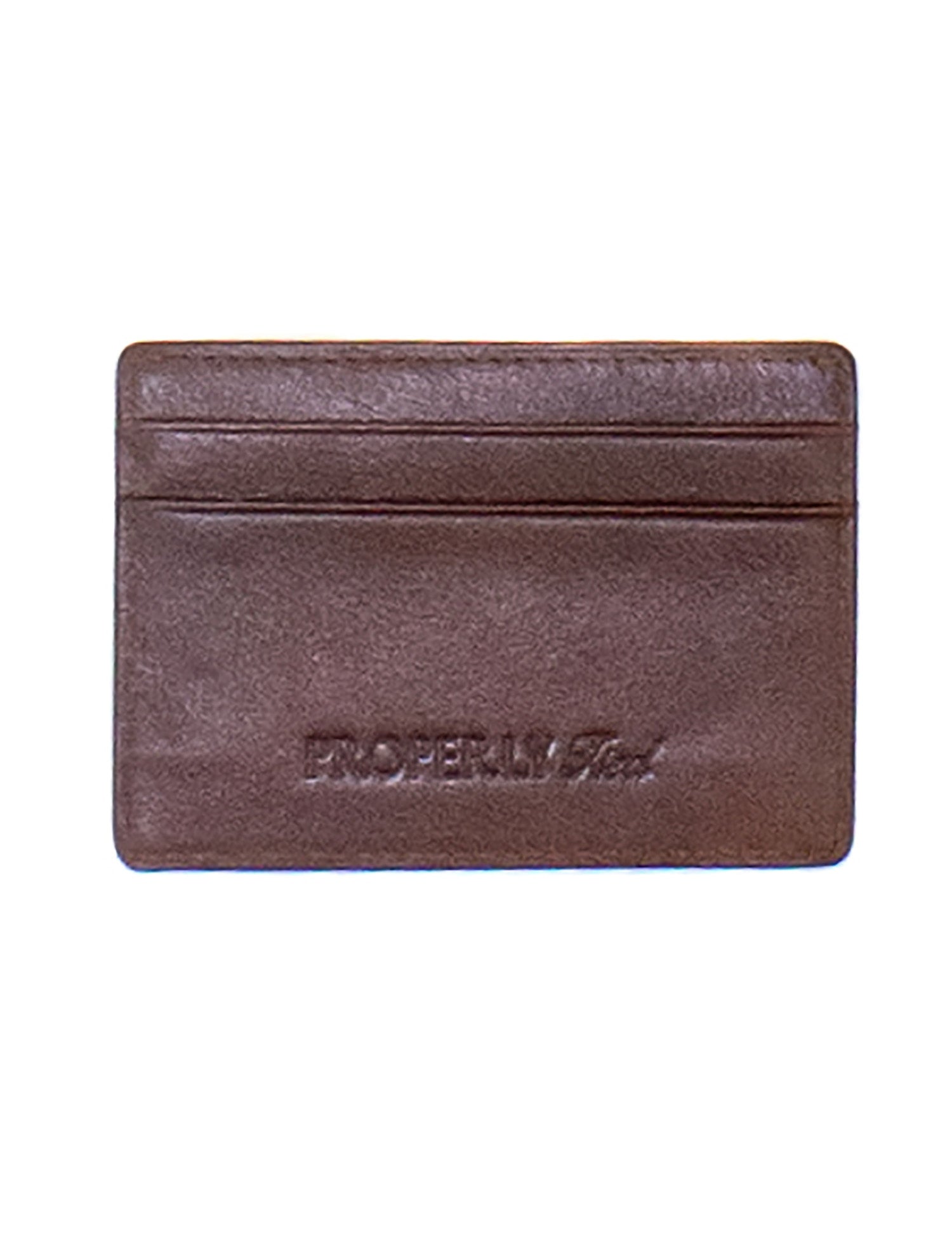 Migratory Front Pocket Wallet Brown Leather