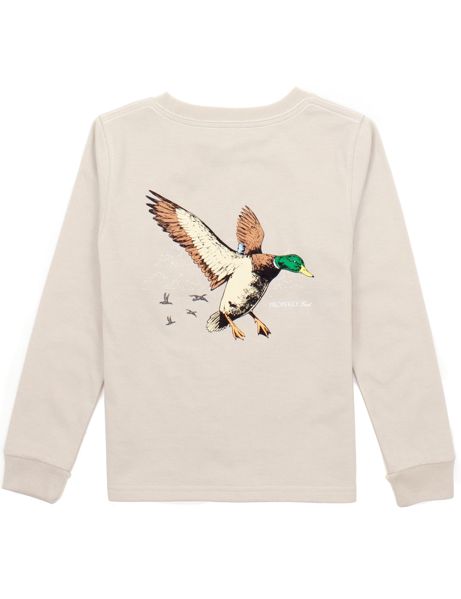 Baby Mallard Flight LS Linen