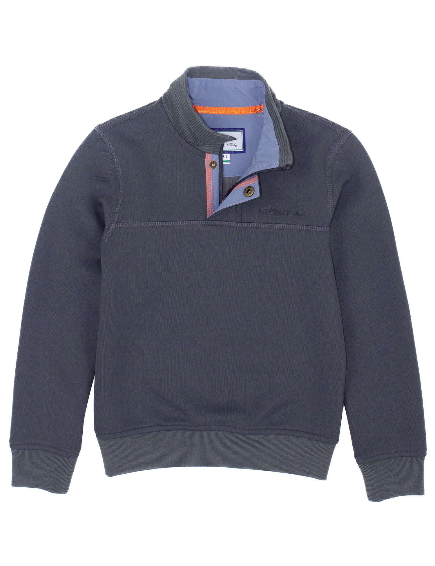 Boys Kennedy Pullover Charcoal