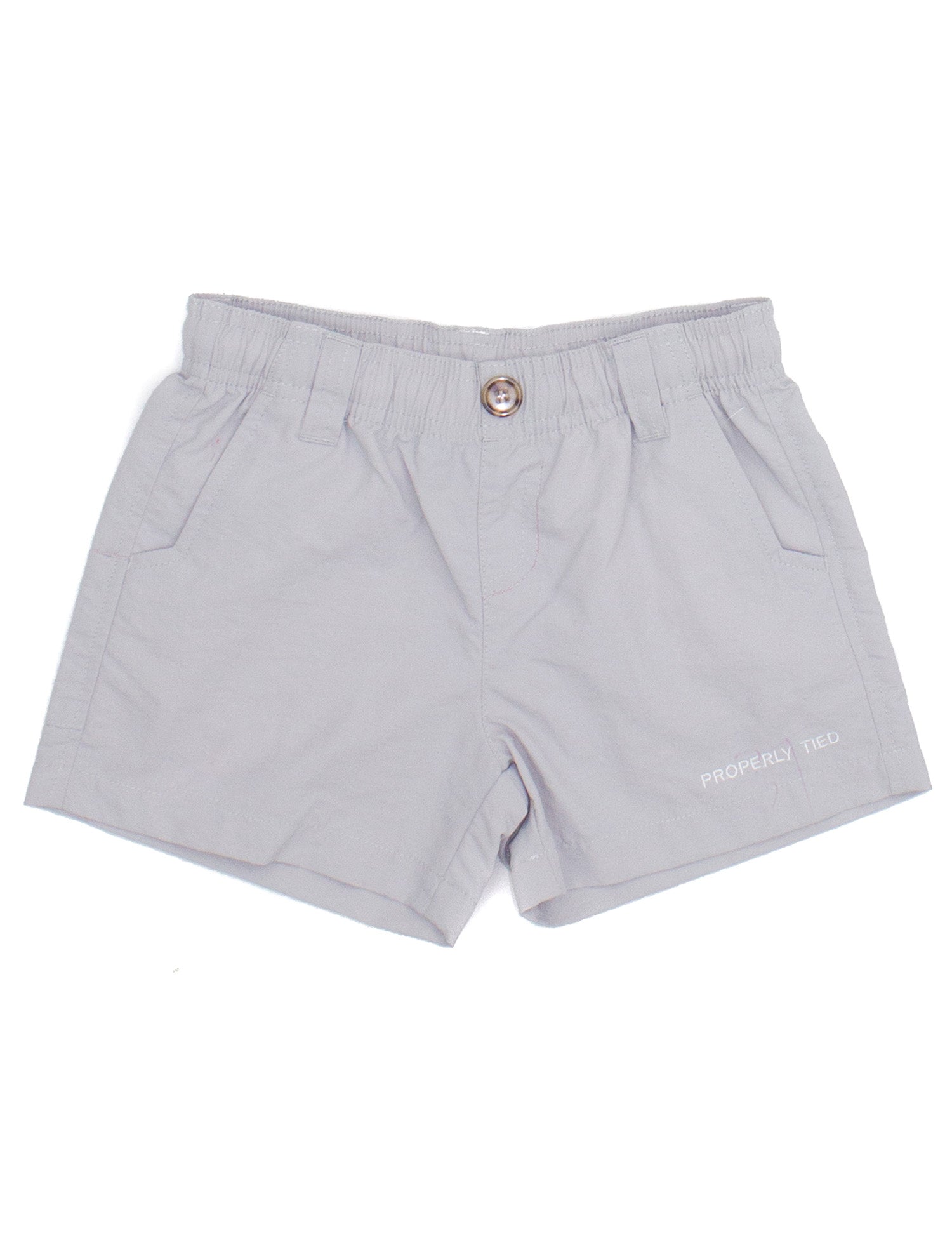 Boys Mallard Short Light Grey