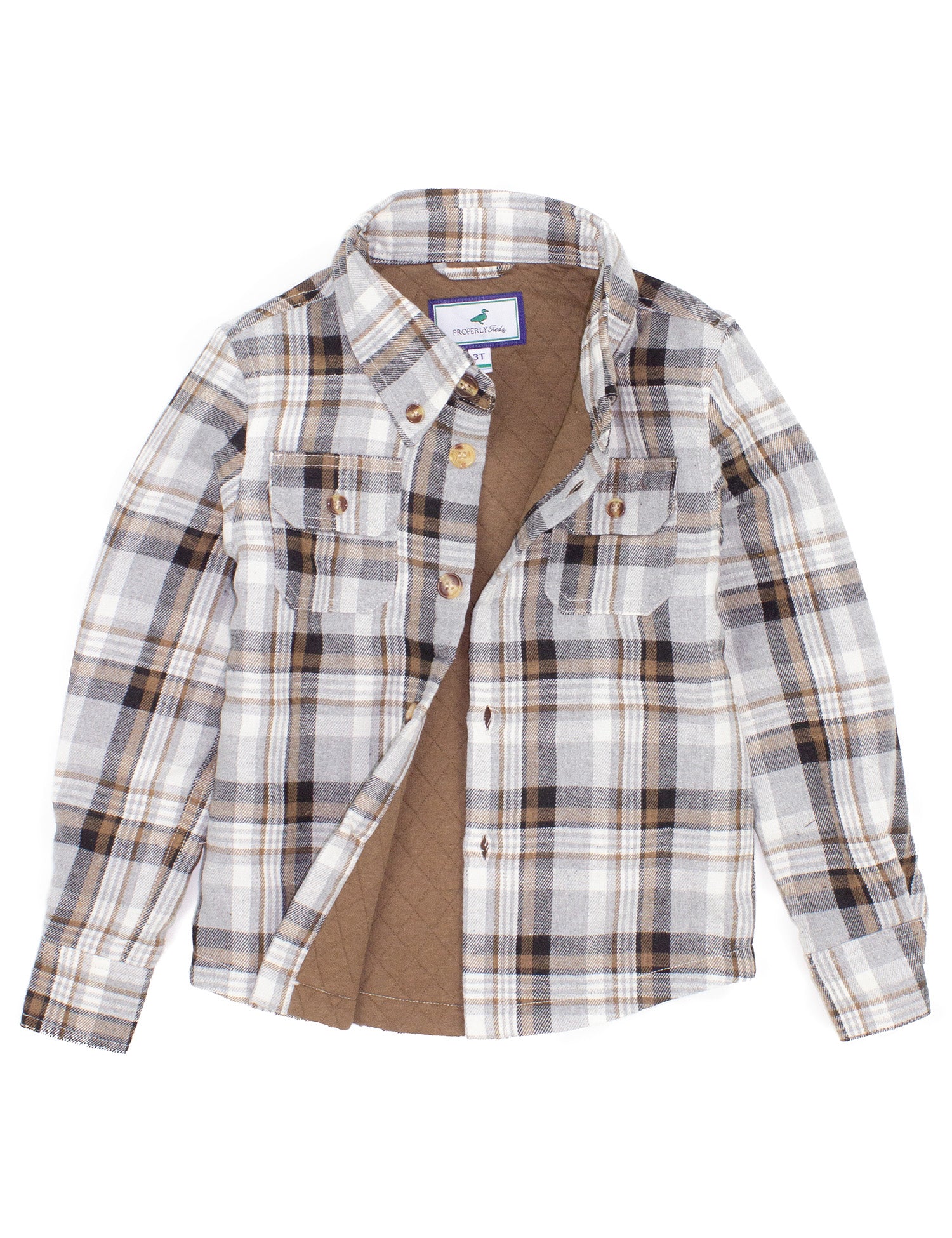 Boys Cypress Shirt Jacket Barnwood