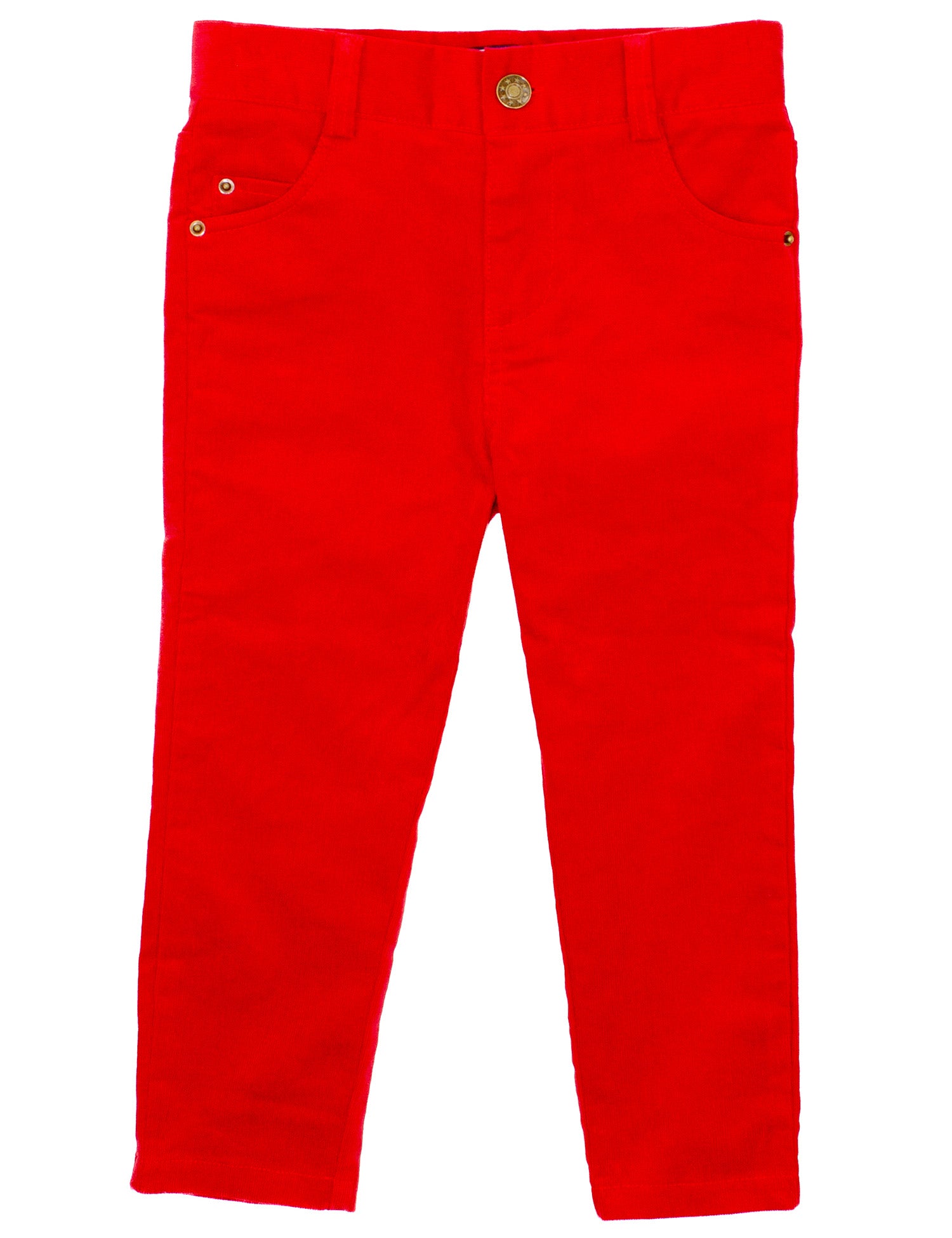 Boys Pinwale Cord Pant True Red