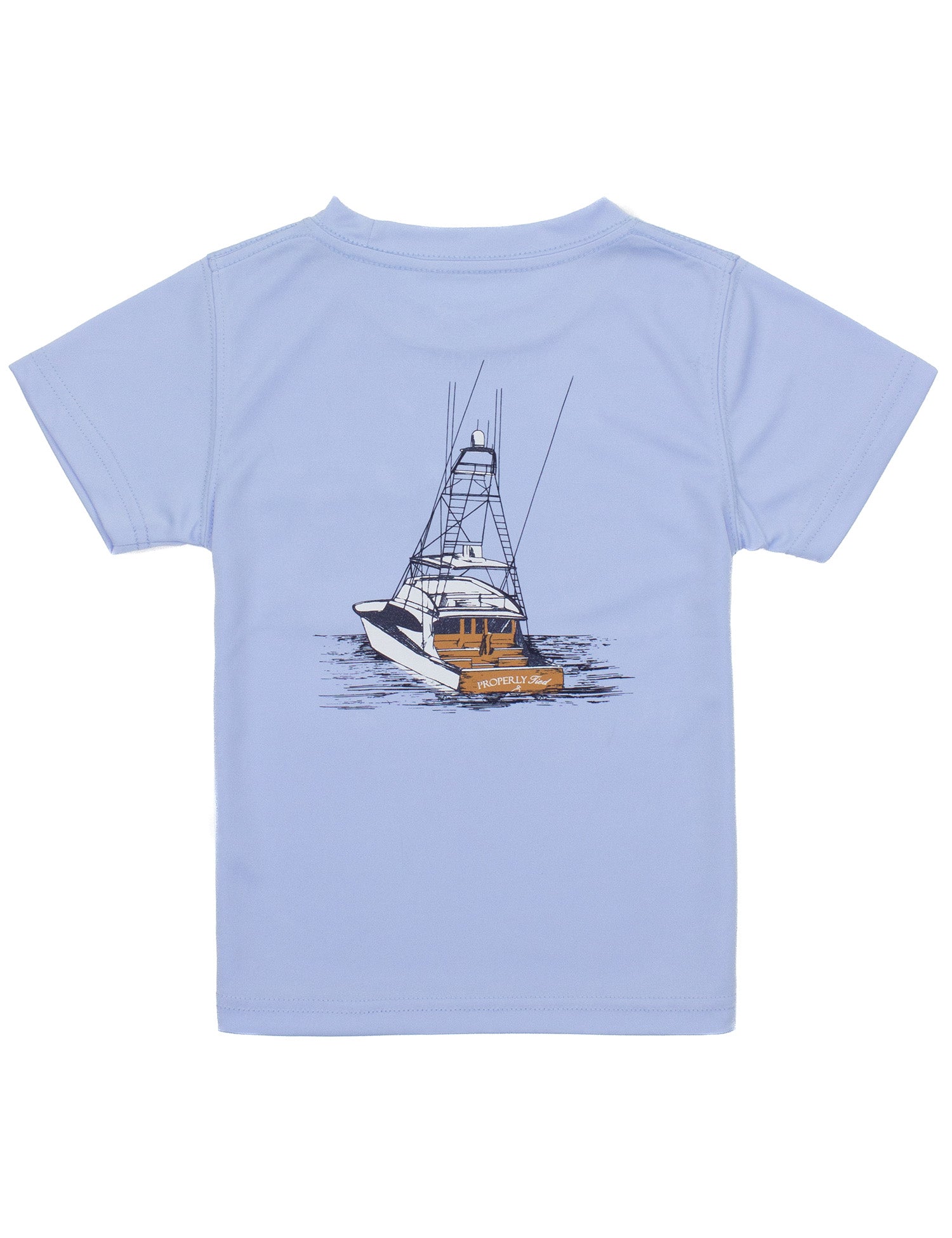 Boys Performance Tee SS Deep Waters Light Blue