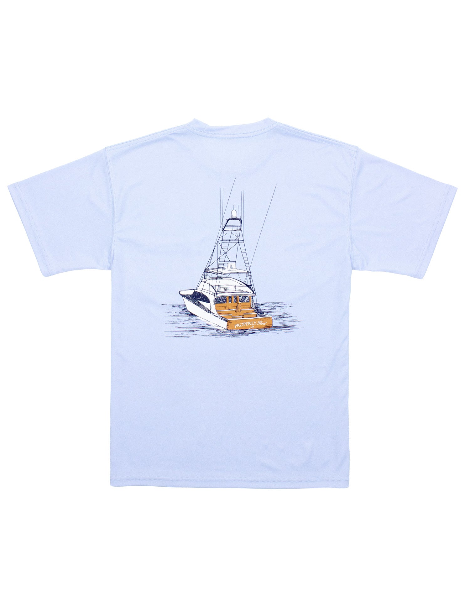 Performance Tee SS Deep Waters Light Blue