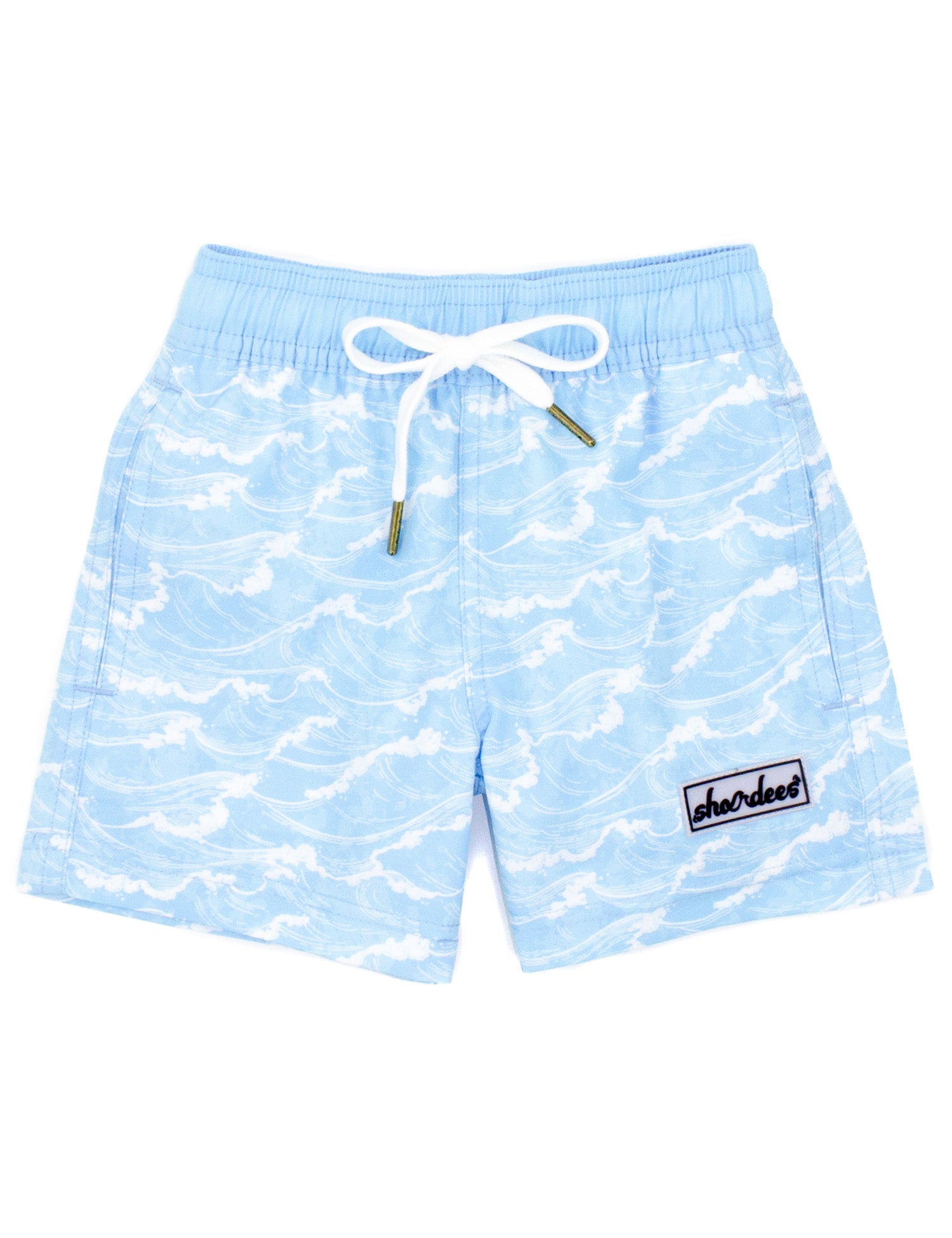 Boys Shordees Swim White Cap