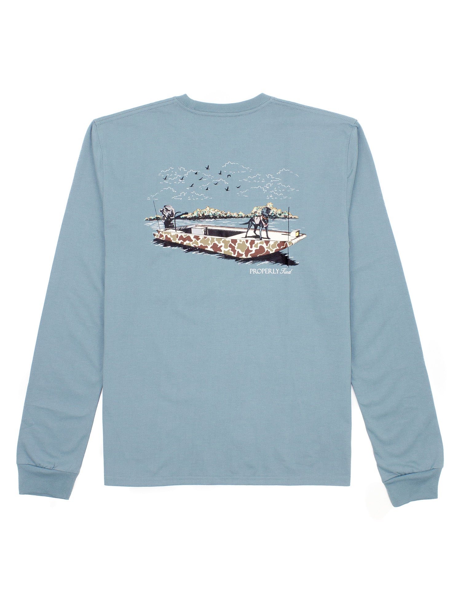 Boat Ride LS Steel Blue