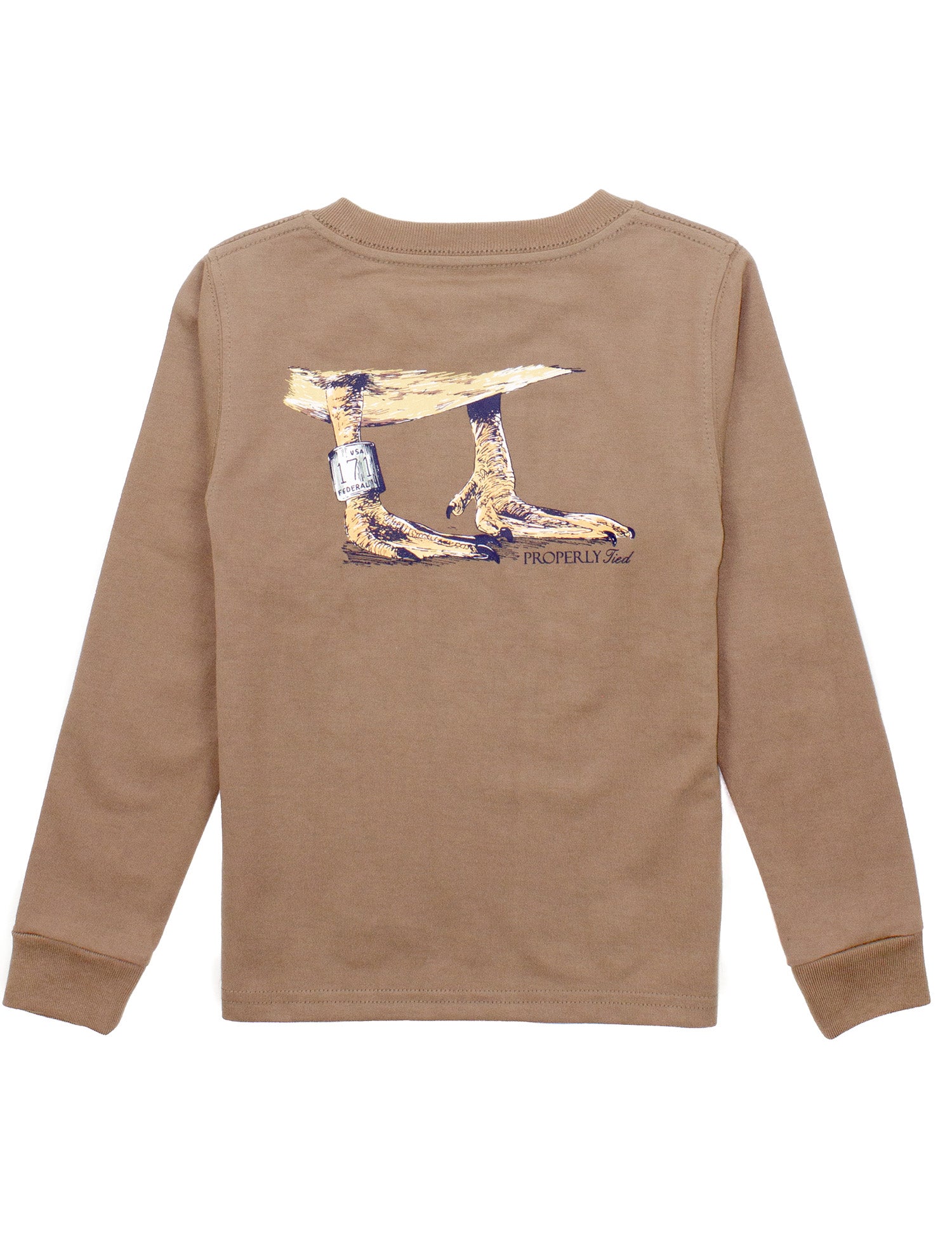 Boys Duck Band LS Walnut