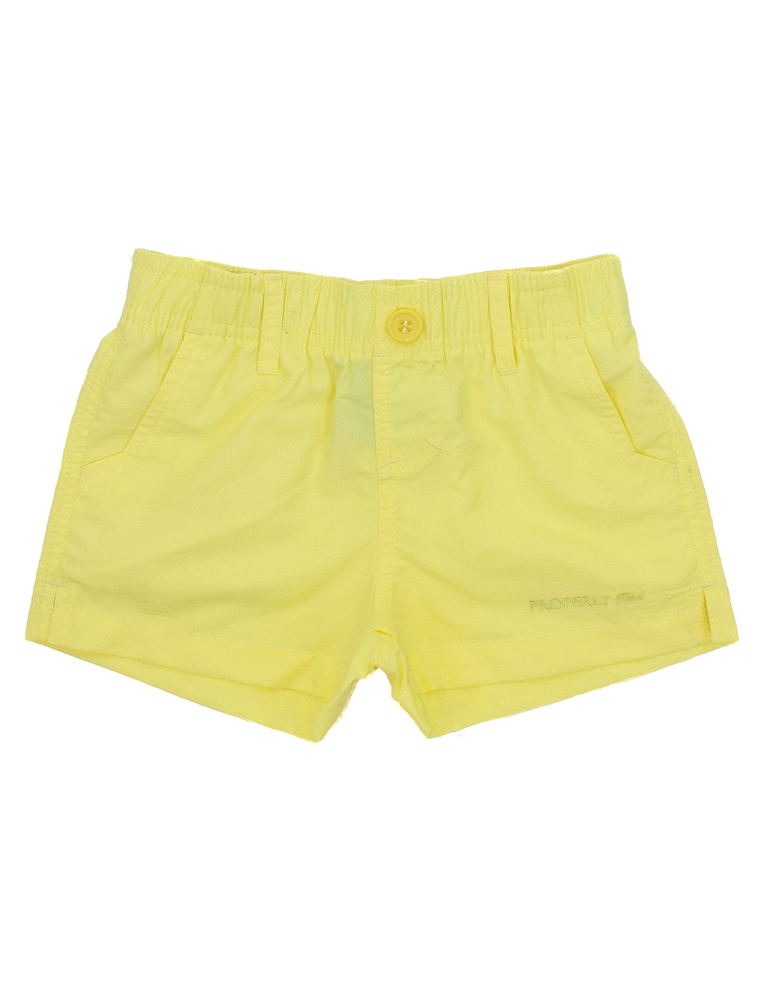 Girls Suzy Short Light Yellow