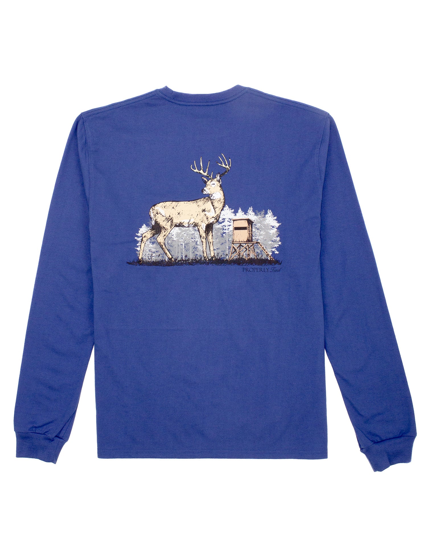 Deer Season LS River Blue