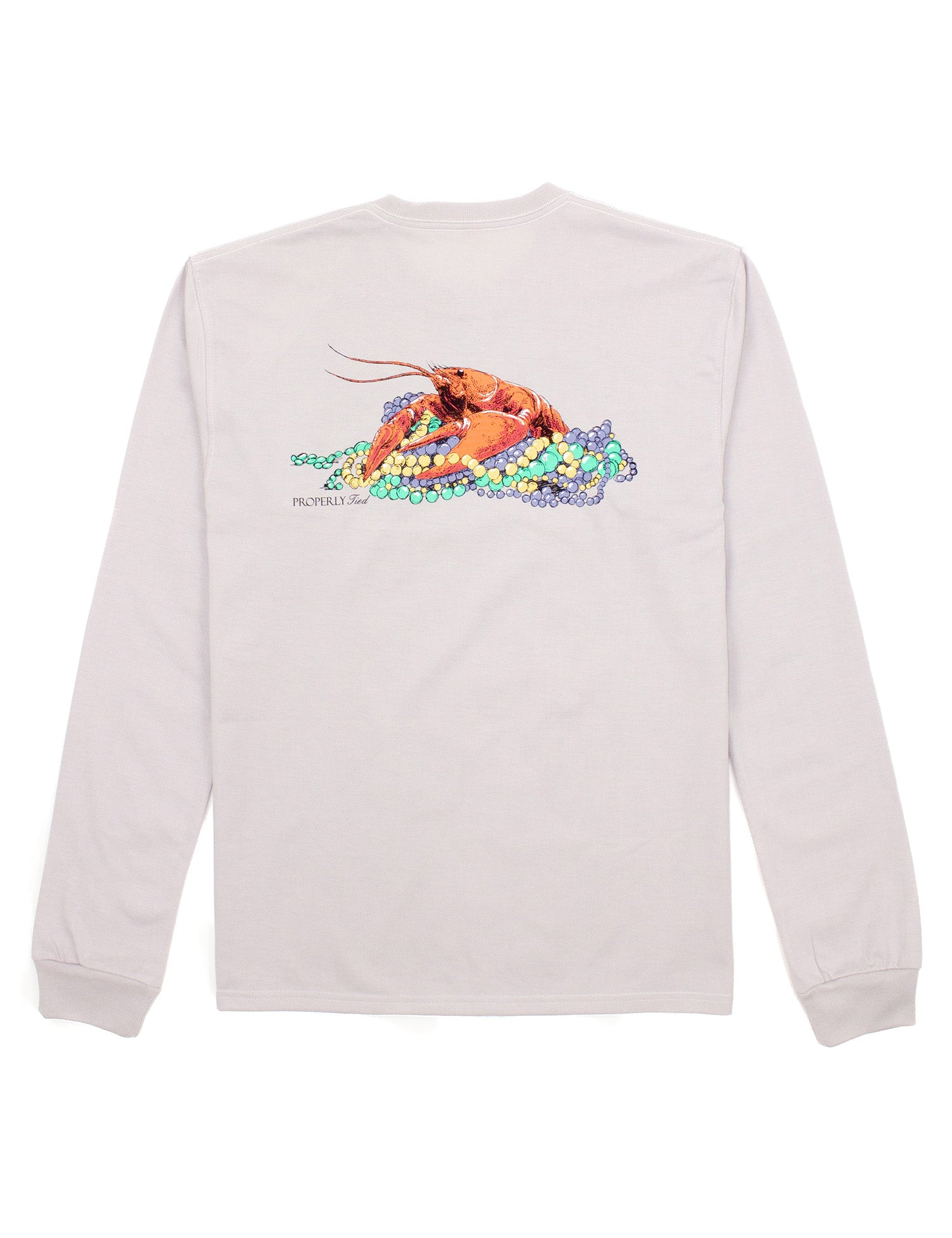 Mardi Crawfish LS Ice Grey