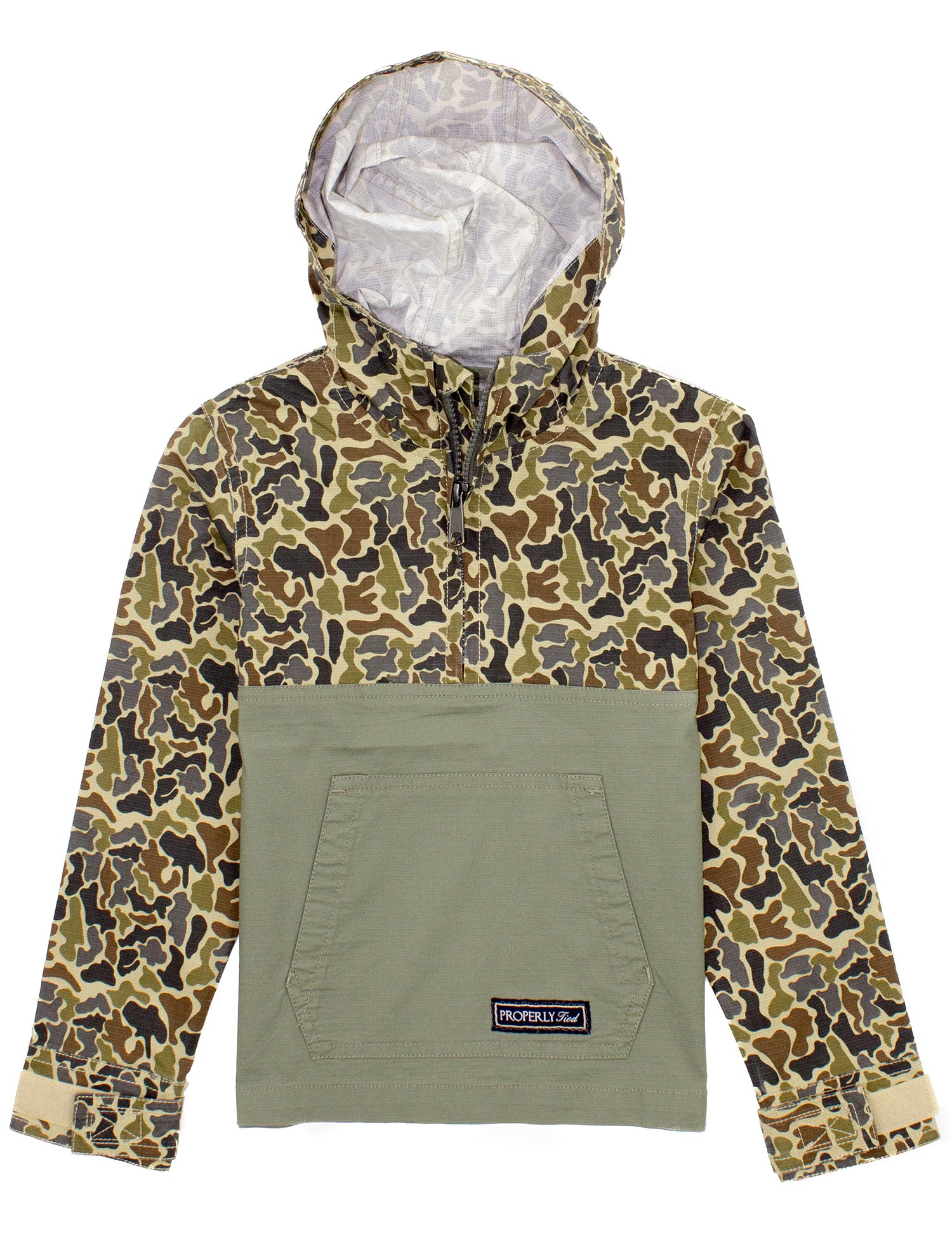 Boys Ridge Anorak Vintage Camo