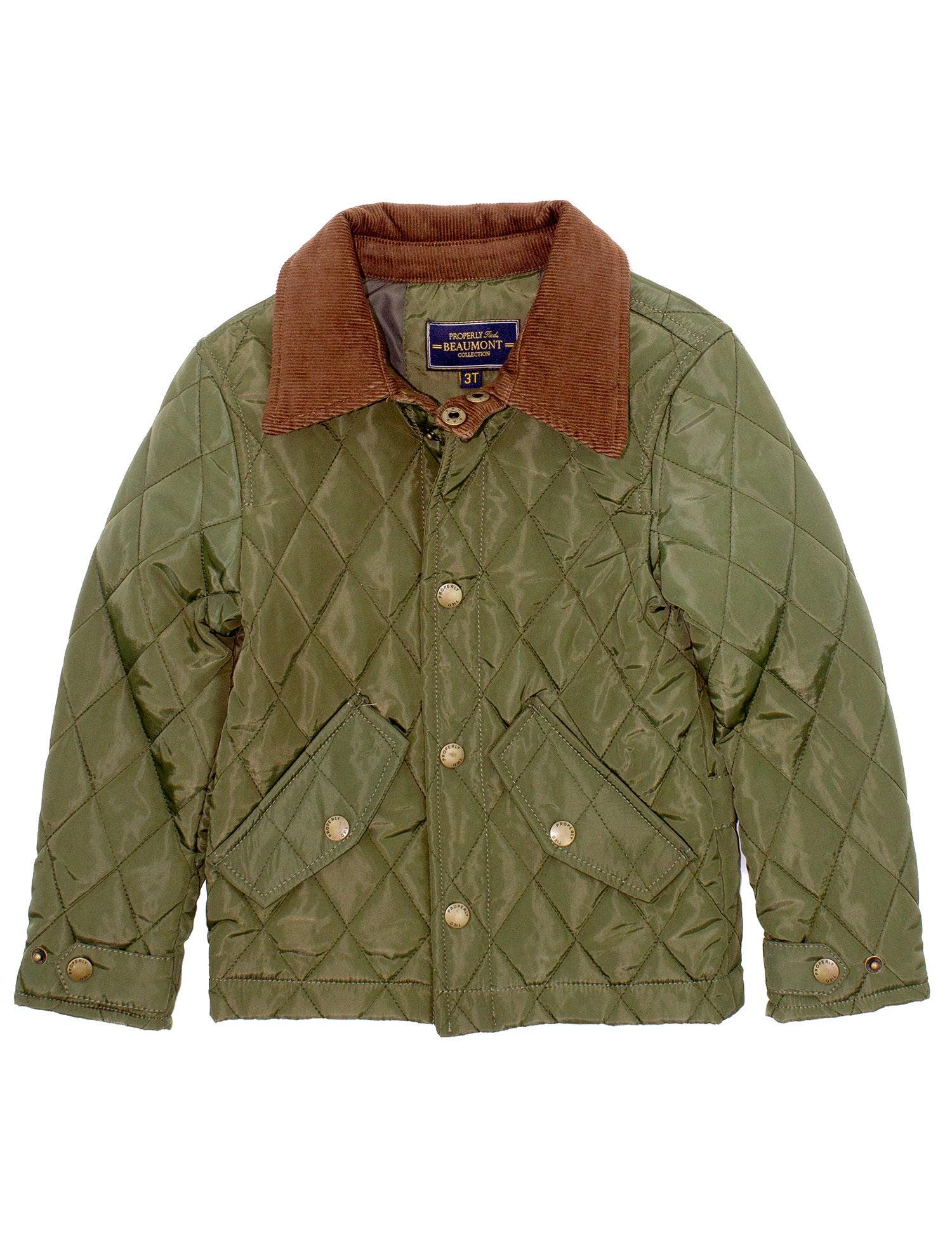 Boys Beaumont Jacket Olive