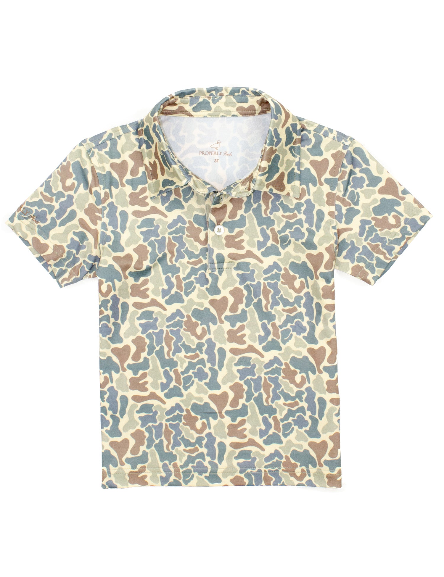 Boys Inlet Polo Field Camo