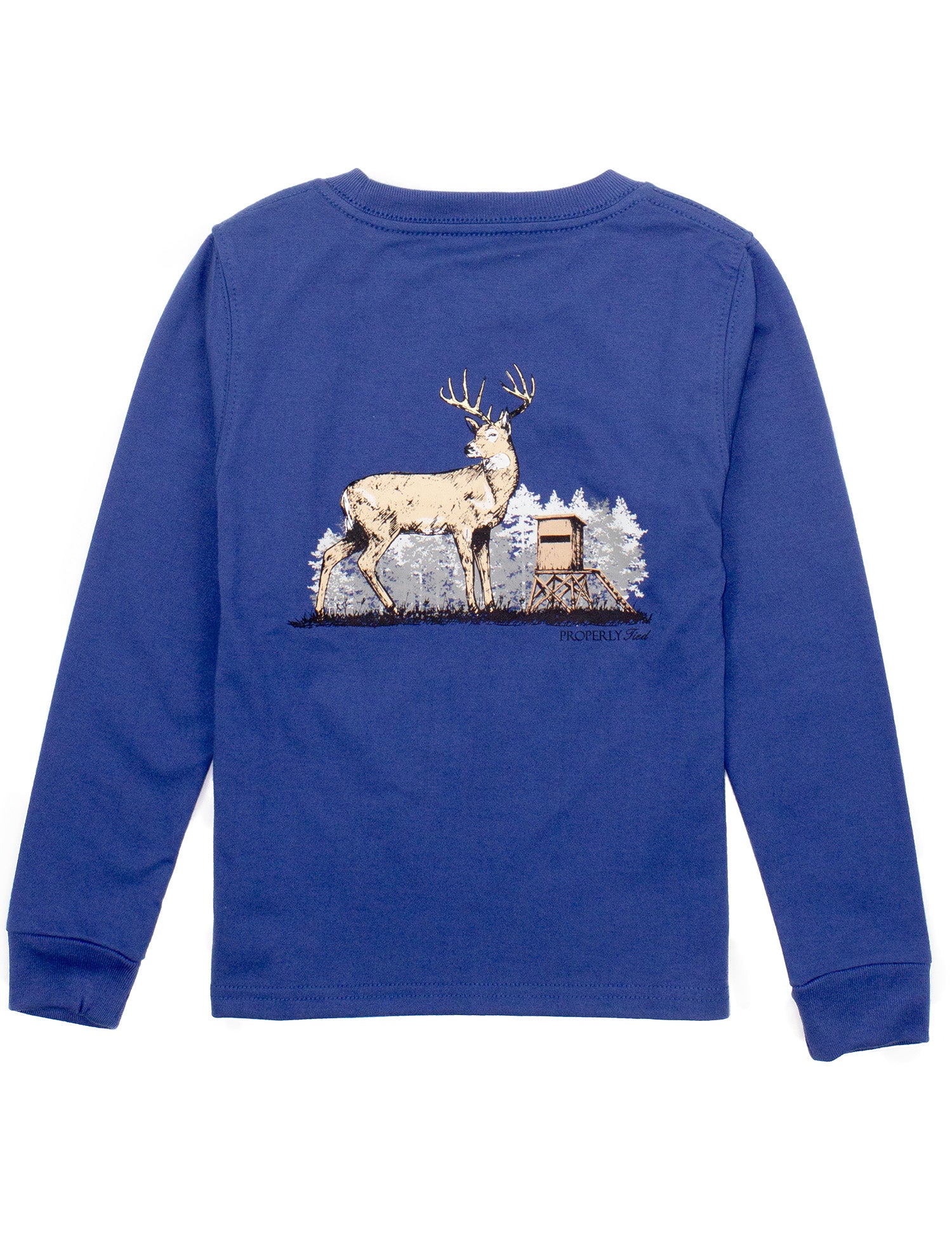 Baby Deer Season LS River Blue