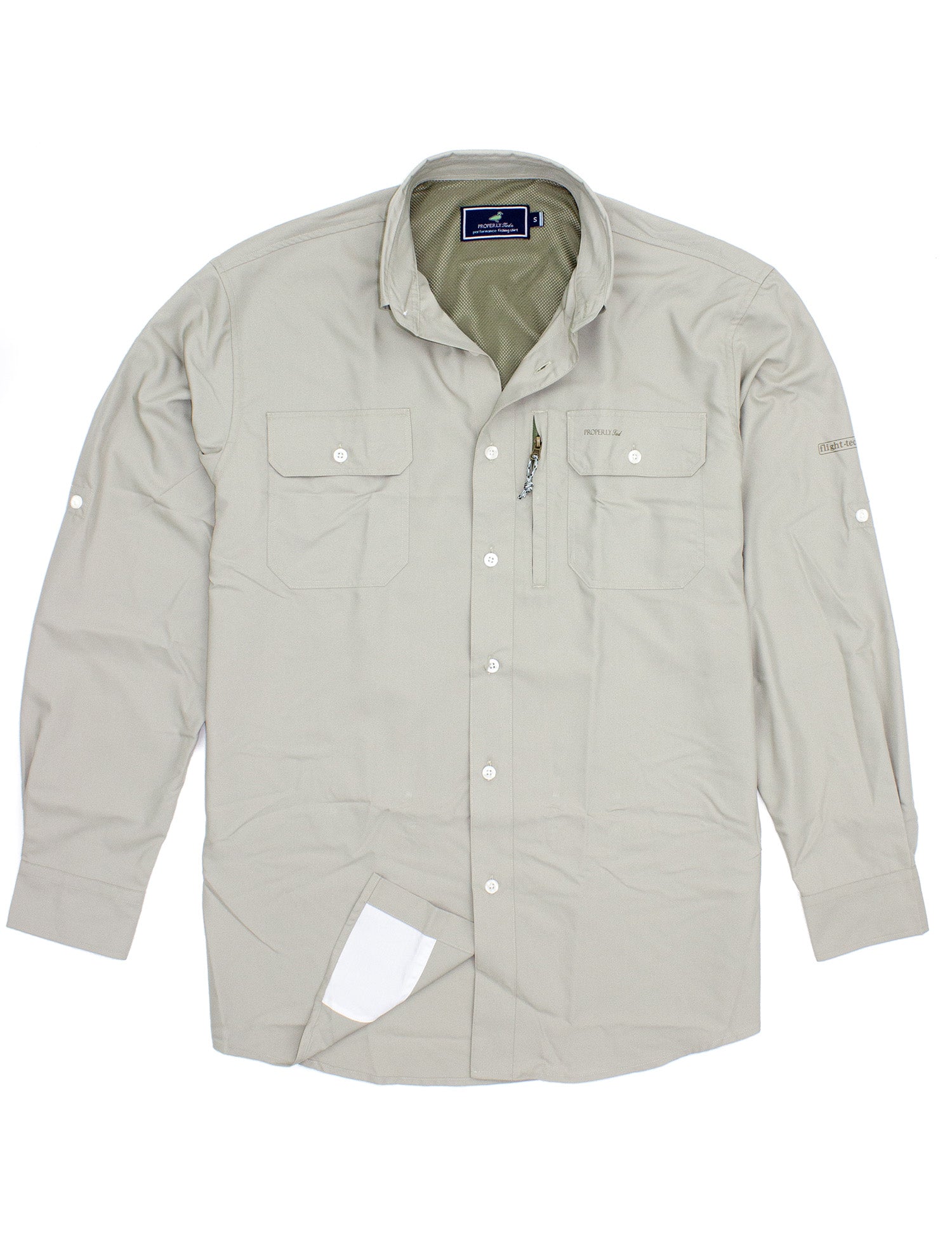 Offshore Fishing Shirt Khaki