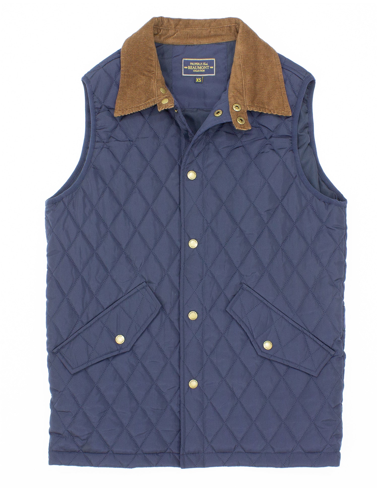 Boys Beaumont Vest Navy