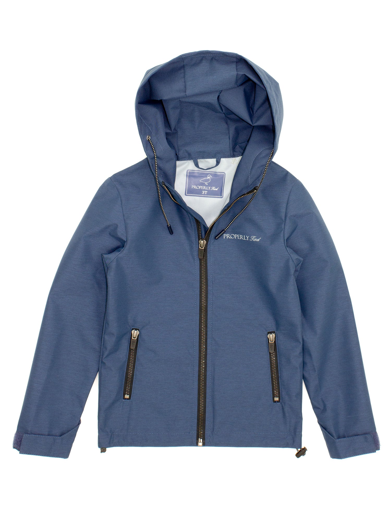 Boys Canopy Rain Jacket Storm Blue