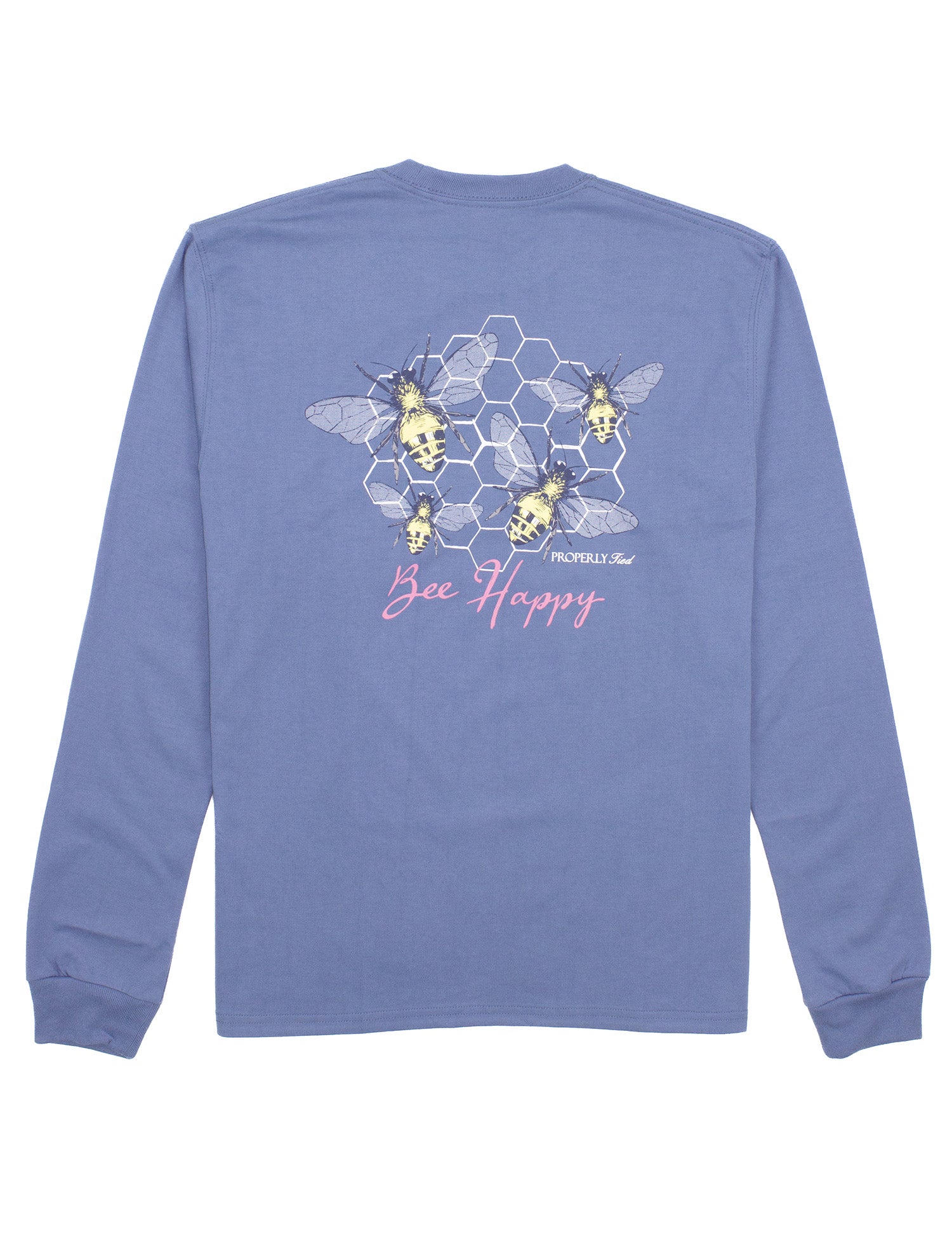 Bee Happy LS Space Blue