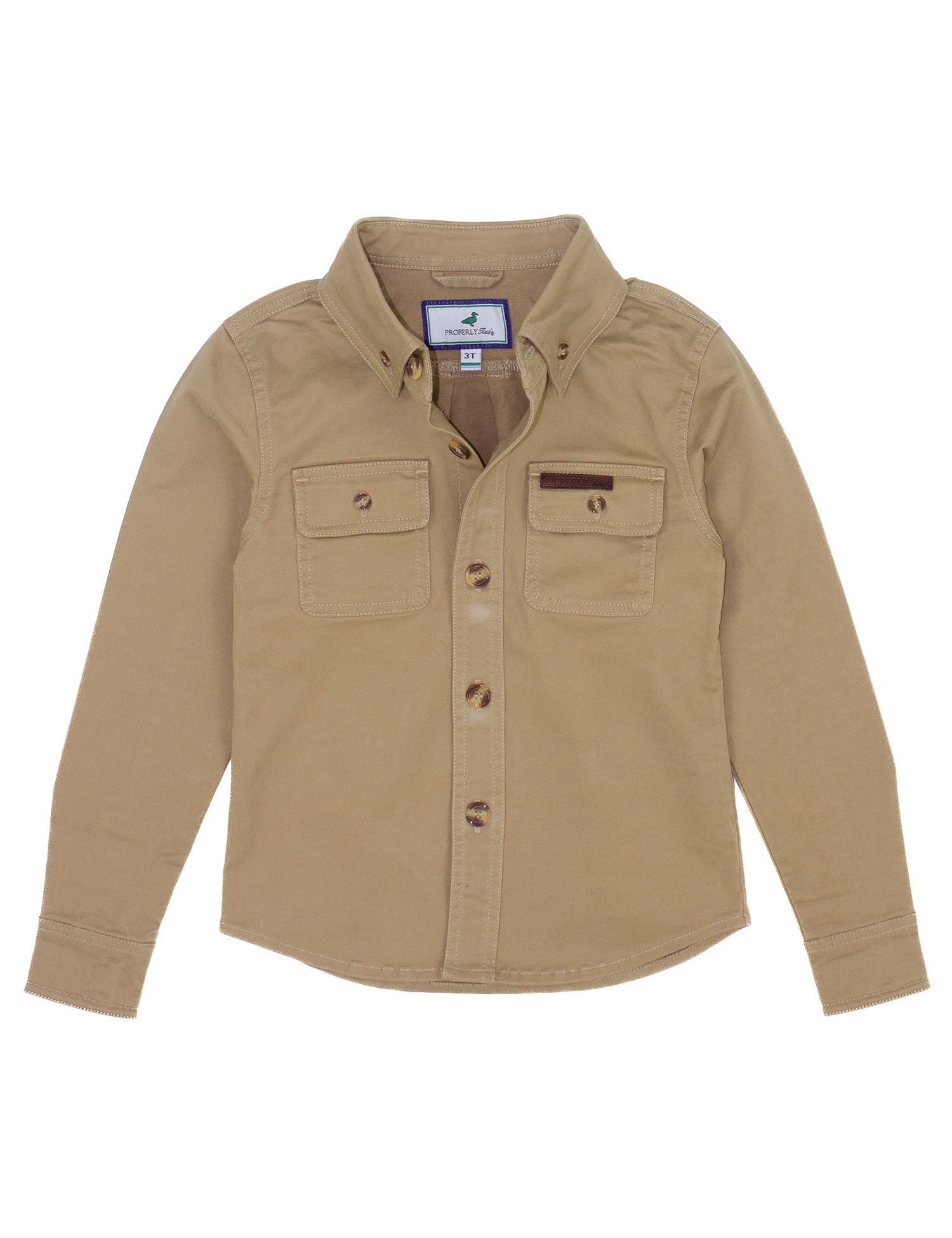 Boys Harvest Workshirt Camel