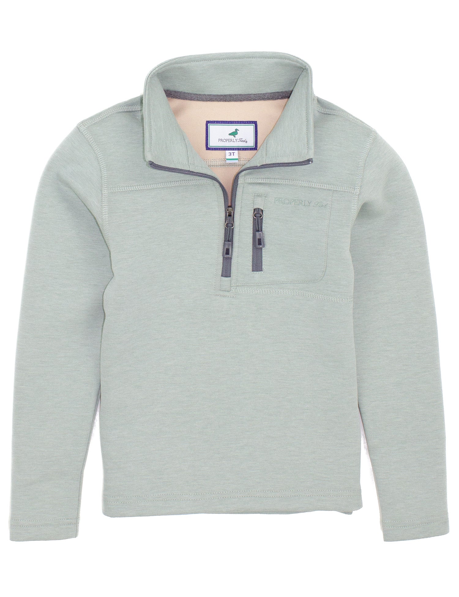 Boys Arctic Pullover Sage Green