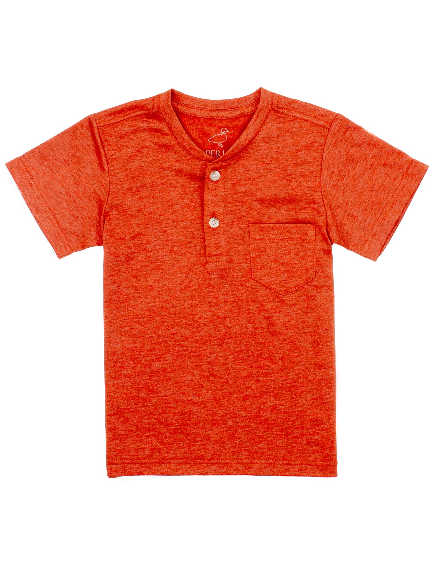 Boys Portland Henley SS Rust