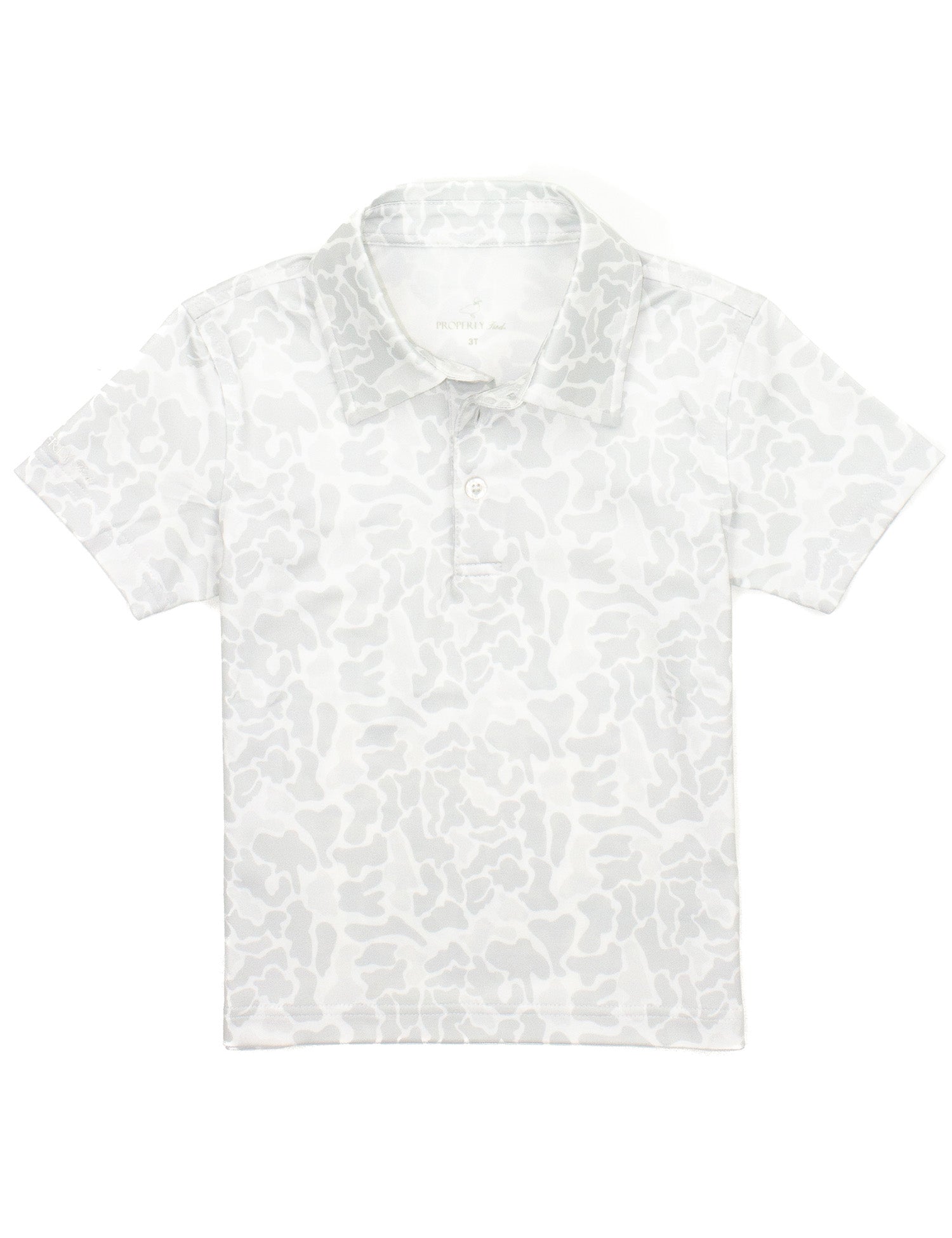 Boys Inlet Polo Snow Camo