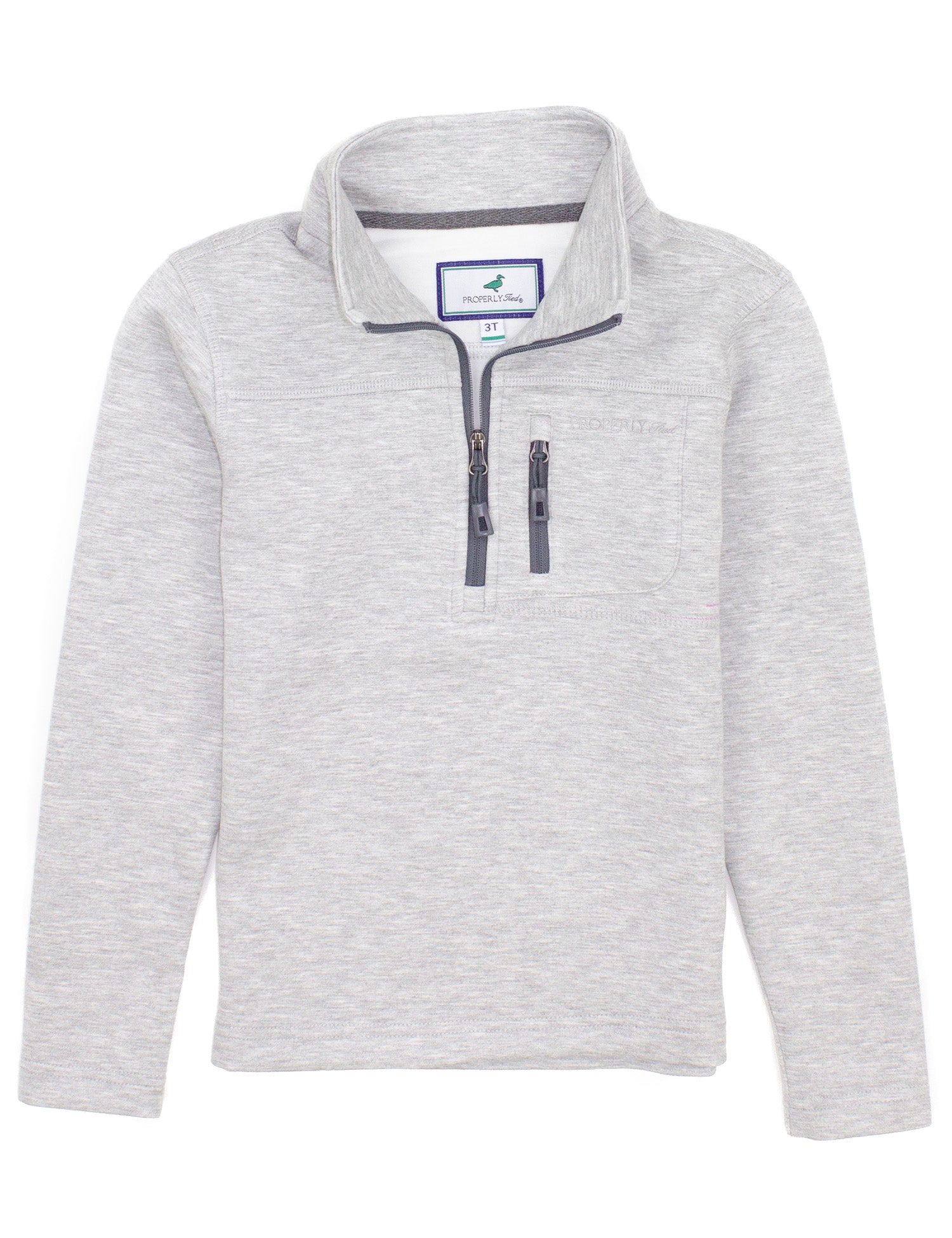 Boys Arctic Pullover Light Heather Grey