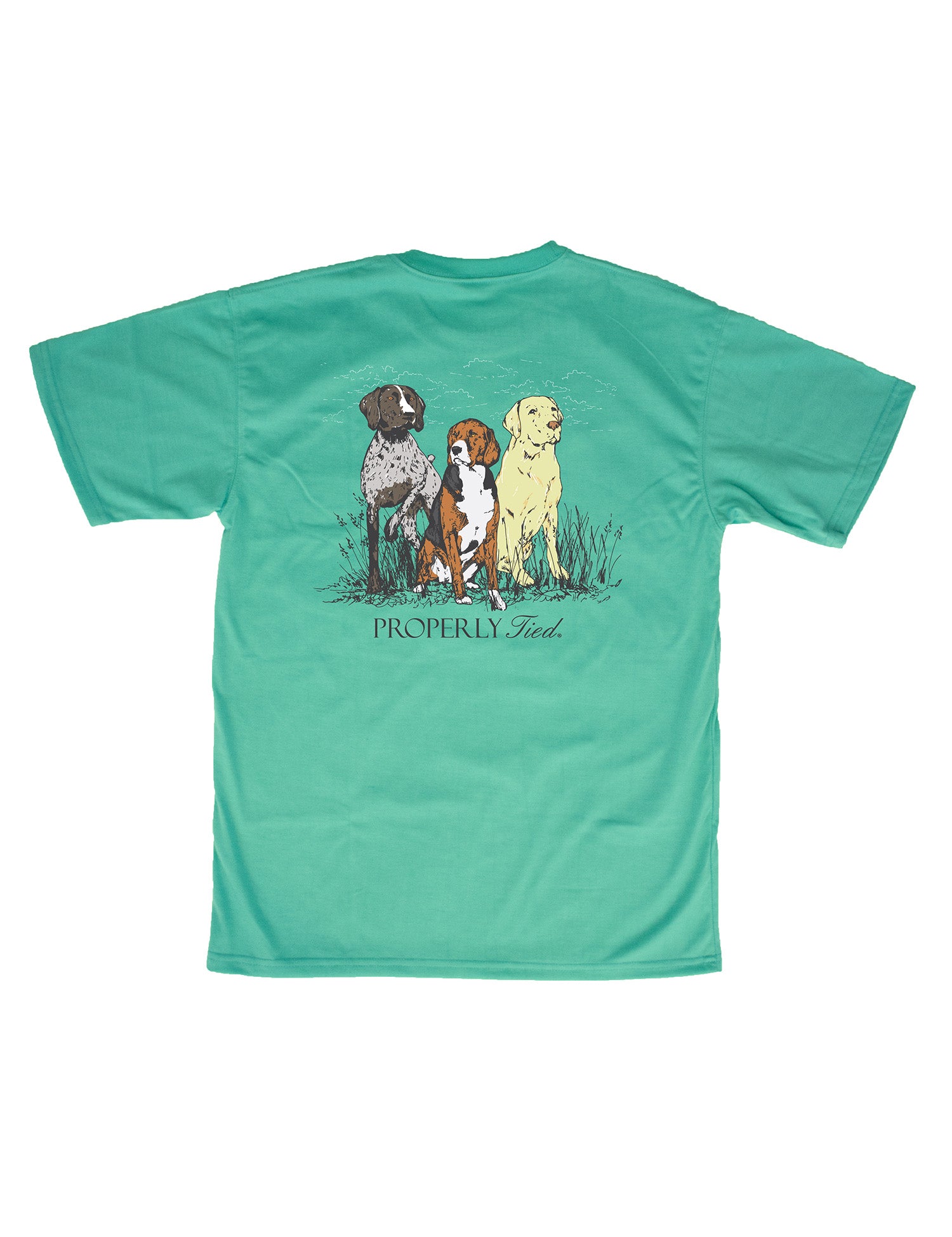 Boys Triple Dog SS Soft Green