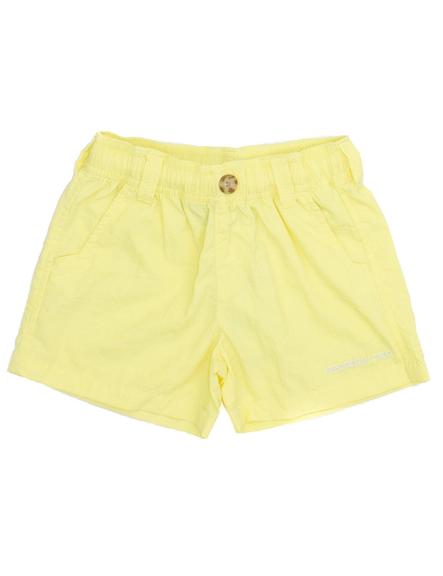 Boys Mallard Short Light Yellow