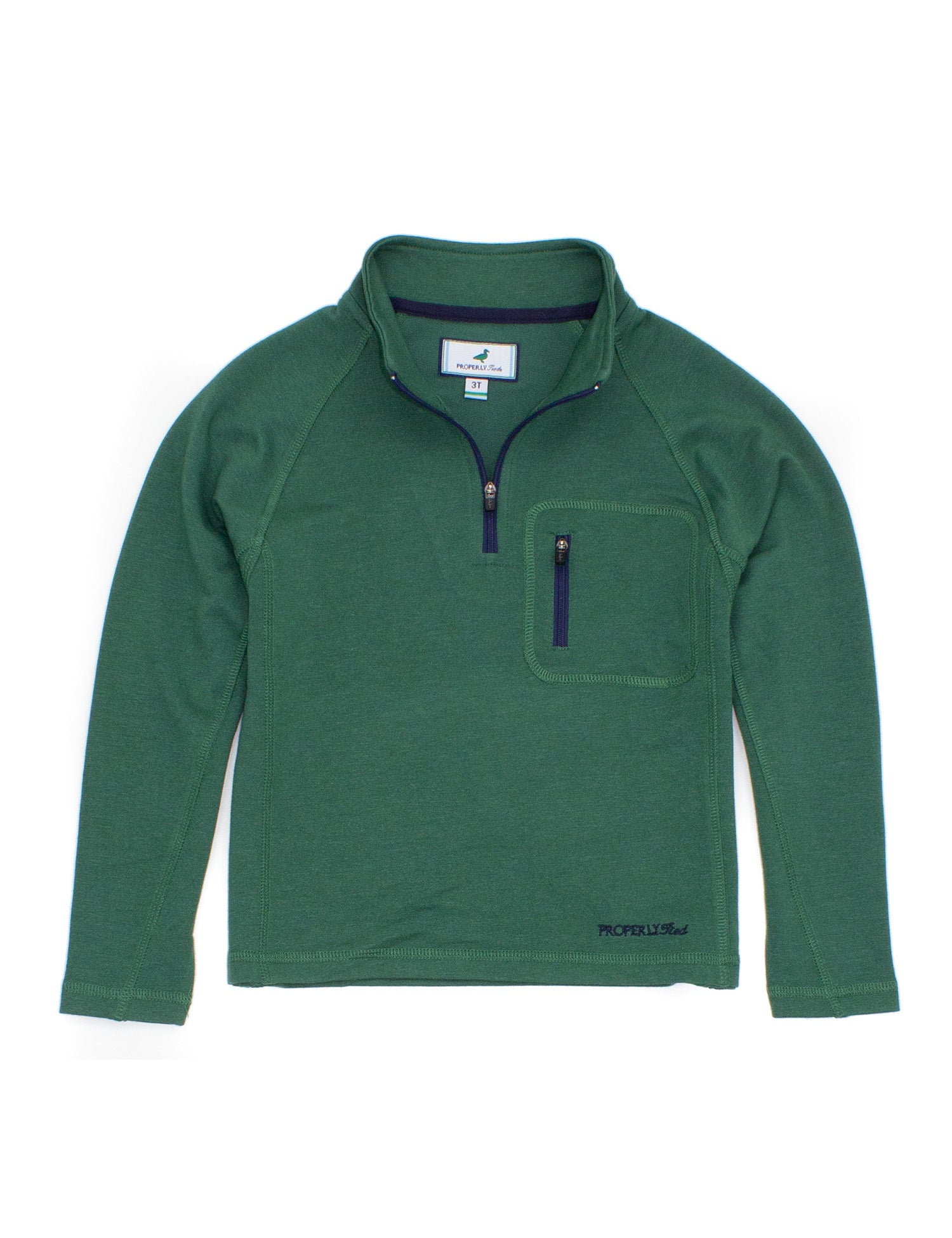 Boys Bay Pullover Hunter Green