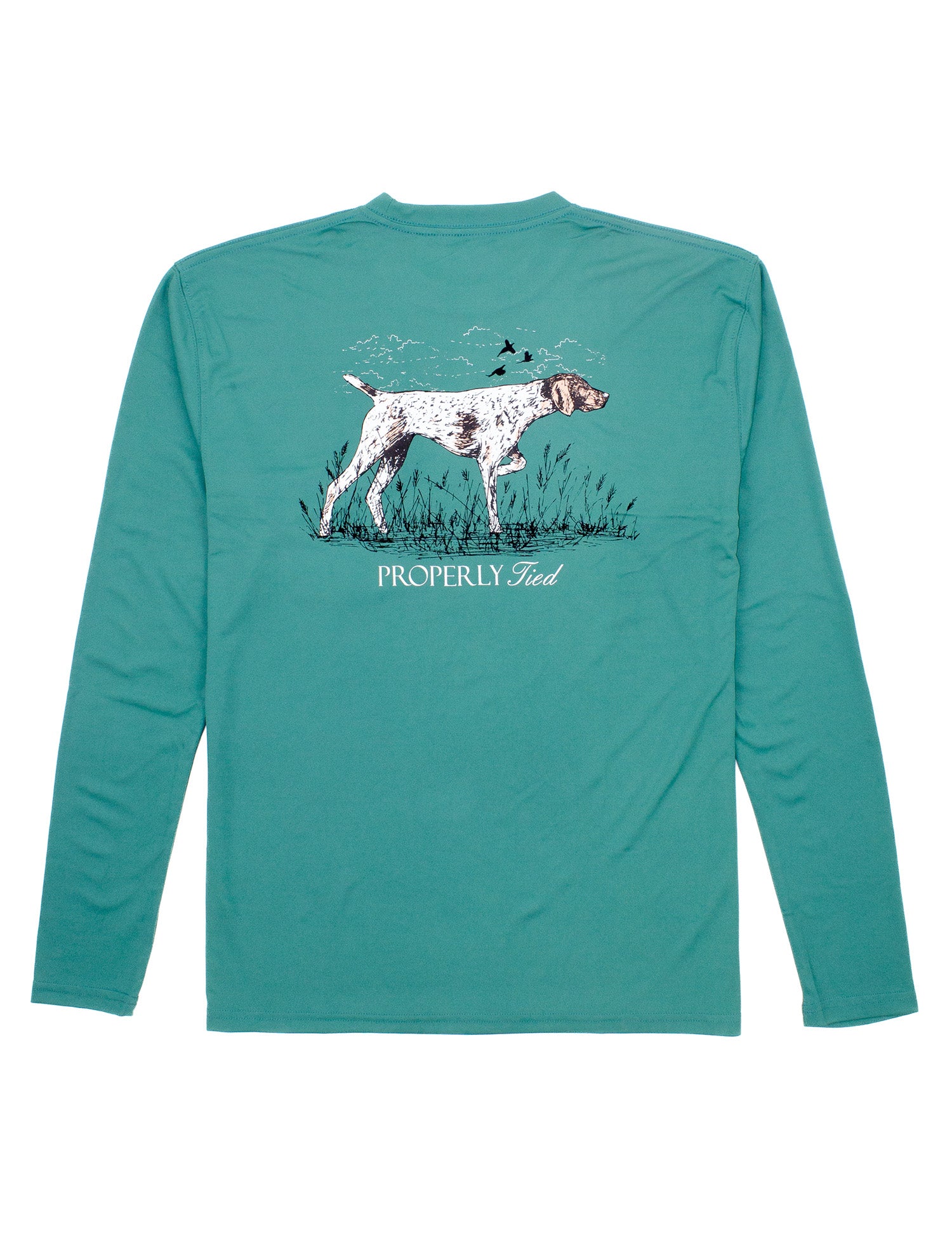 Performance Tee LS Pointer Teal