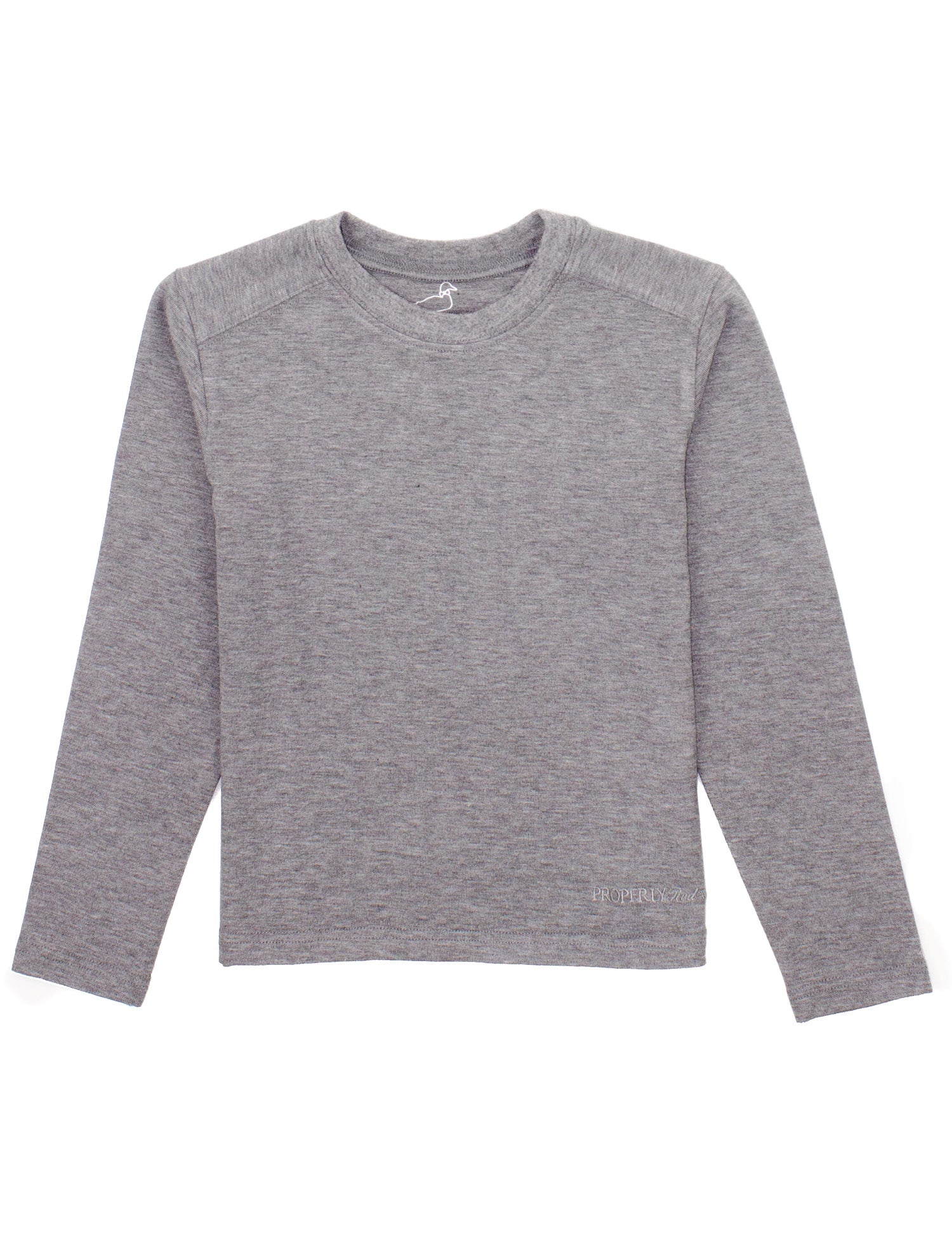 Boys Shoreline Crew Heather Grey