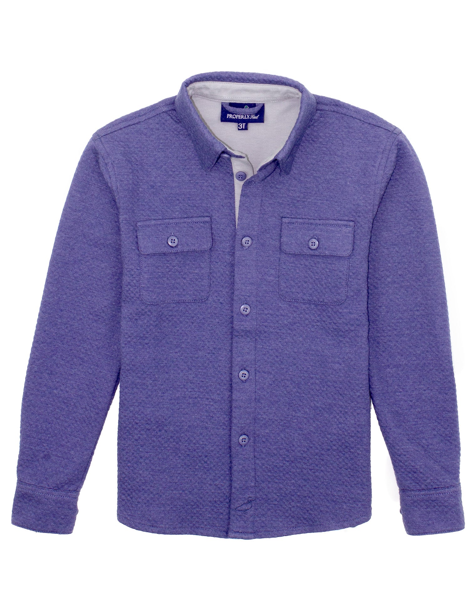 Boys Palmetto Shirt Jacket Indigo