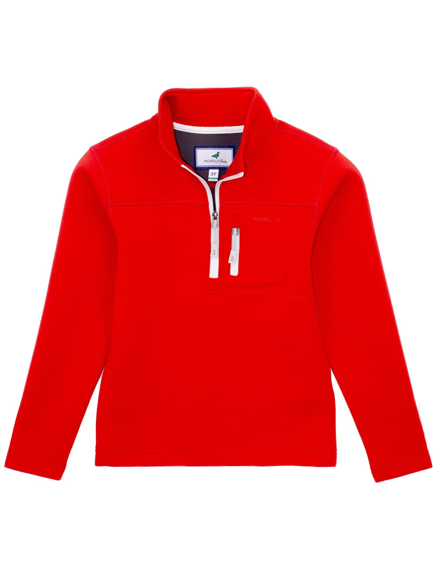 Boys Arctic Pullover True Red