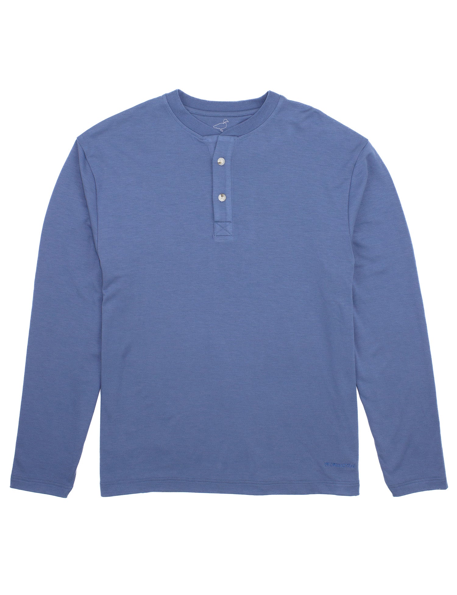 Shoreline Henley LS Stone Blue