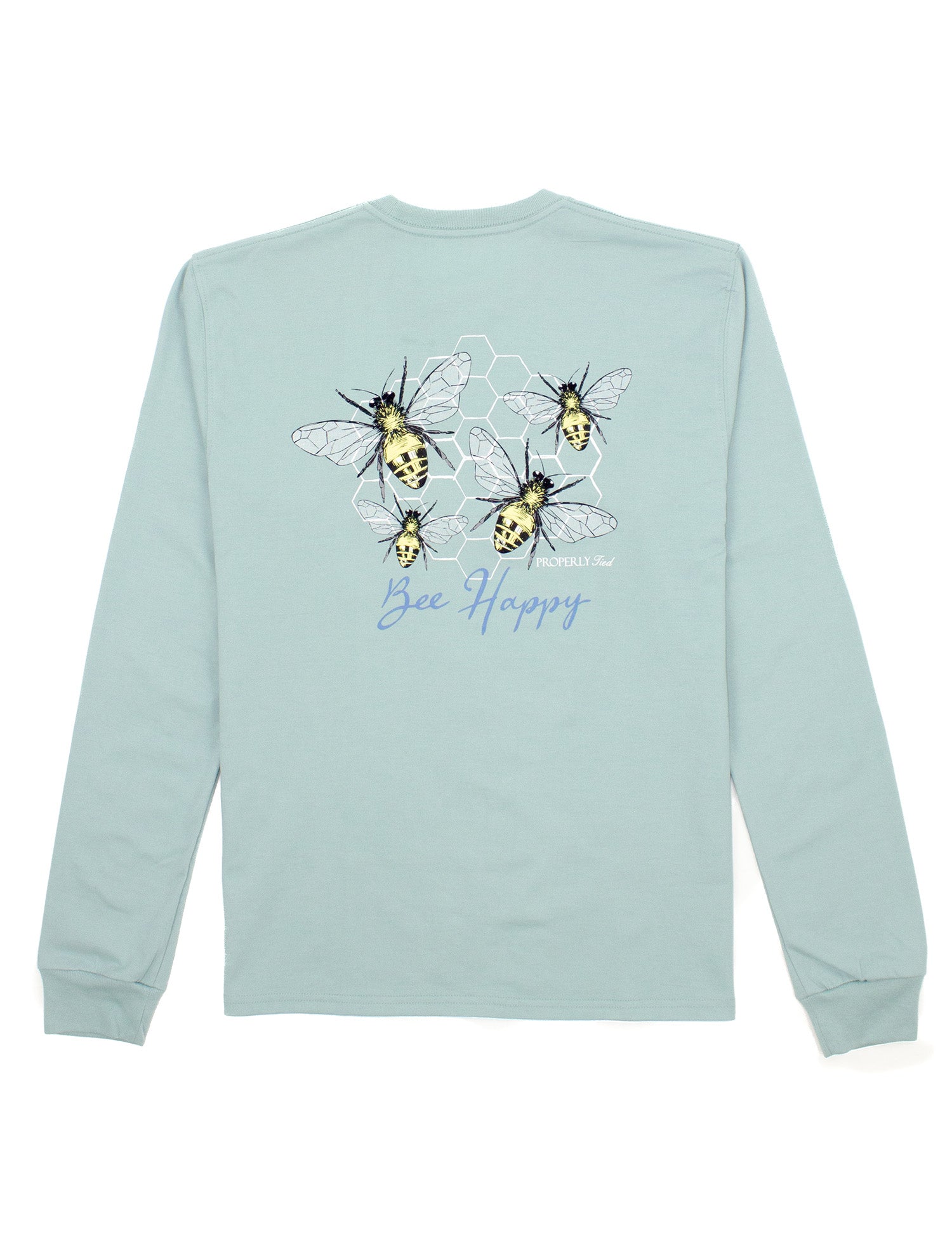 Bee Happy LS Marine Mist