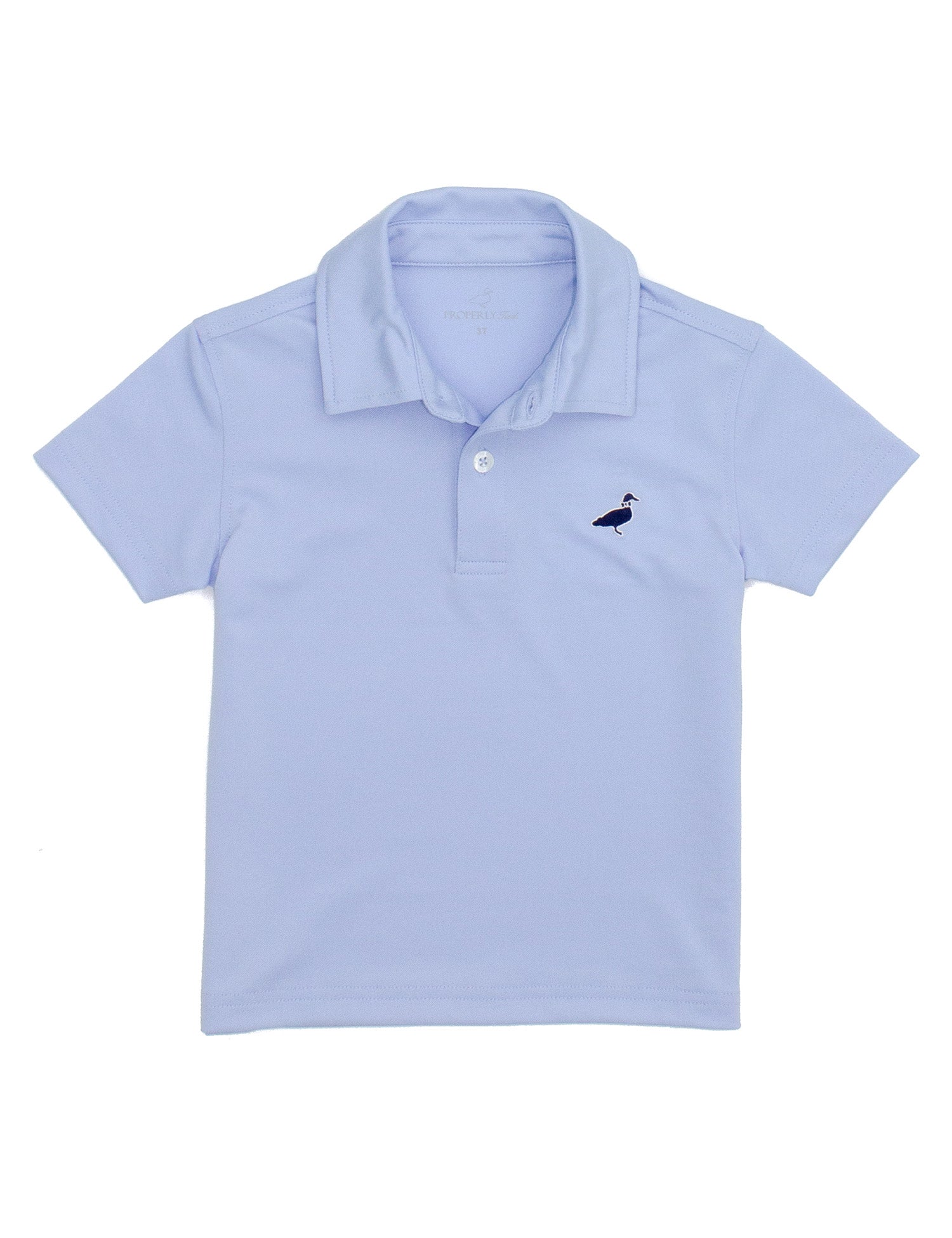 Boys Canal Polo Light Blue