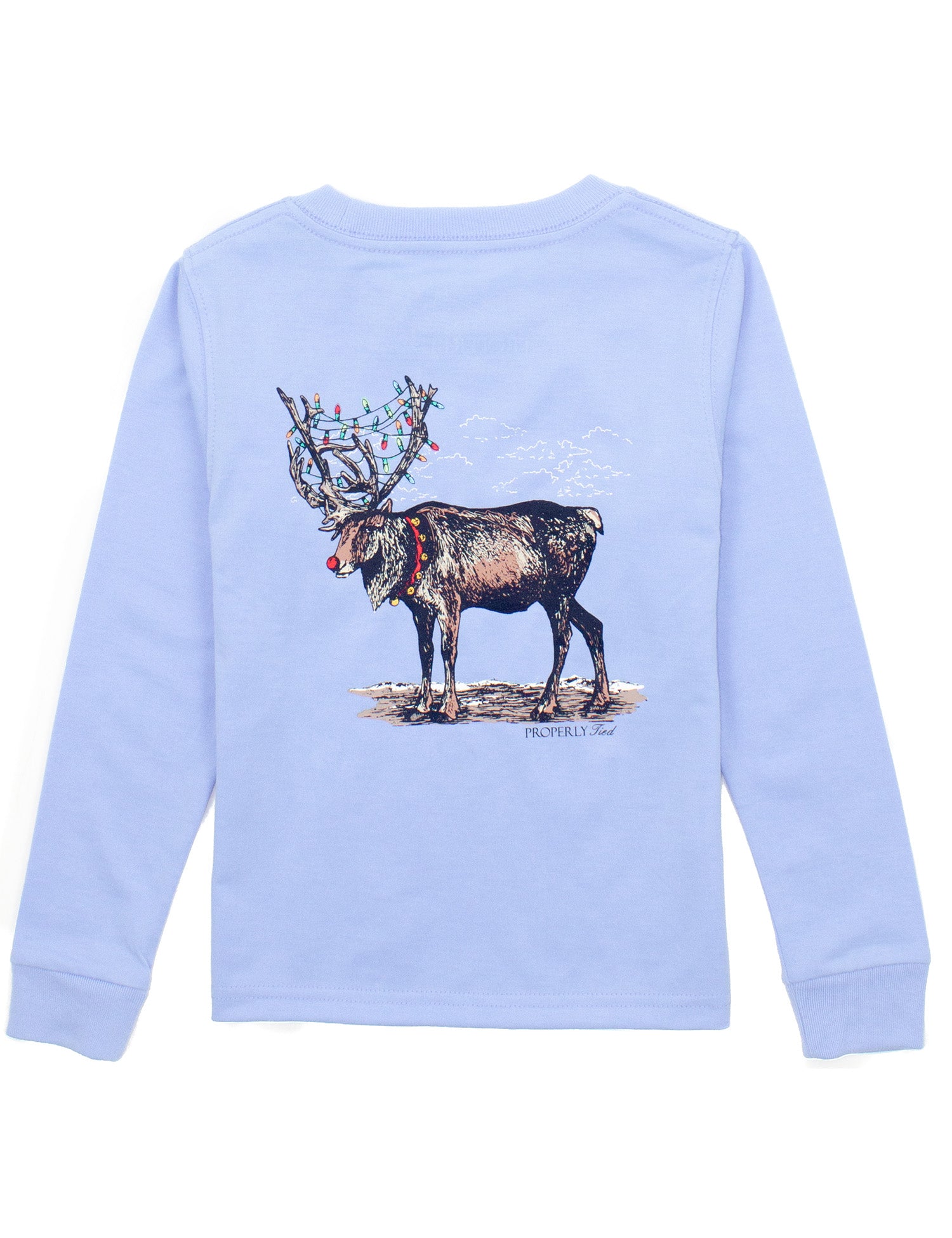 Baby Reindeer LS Light Blue