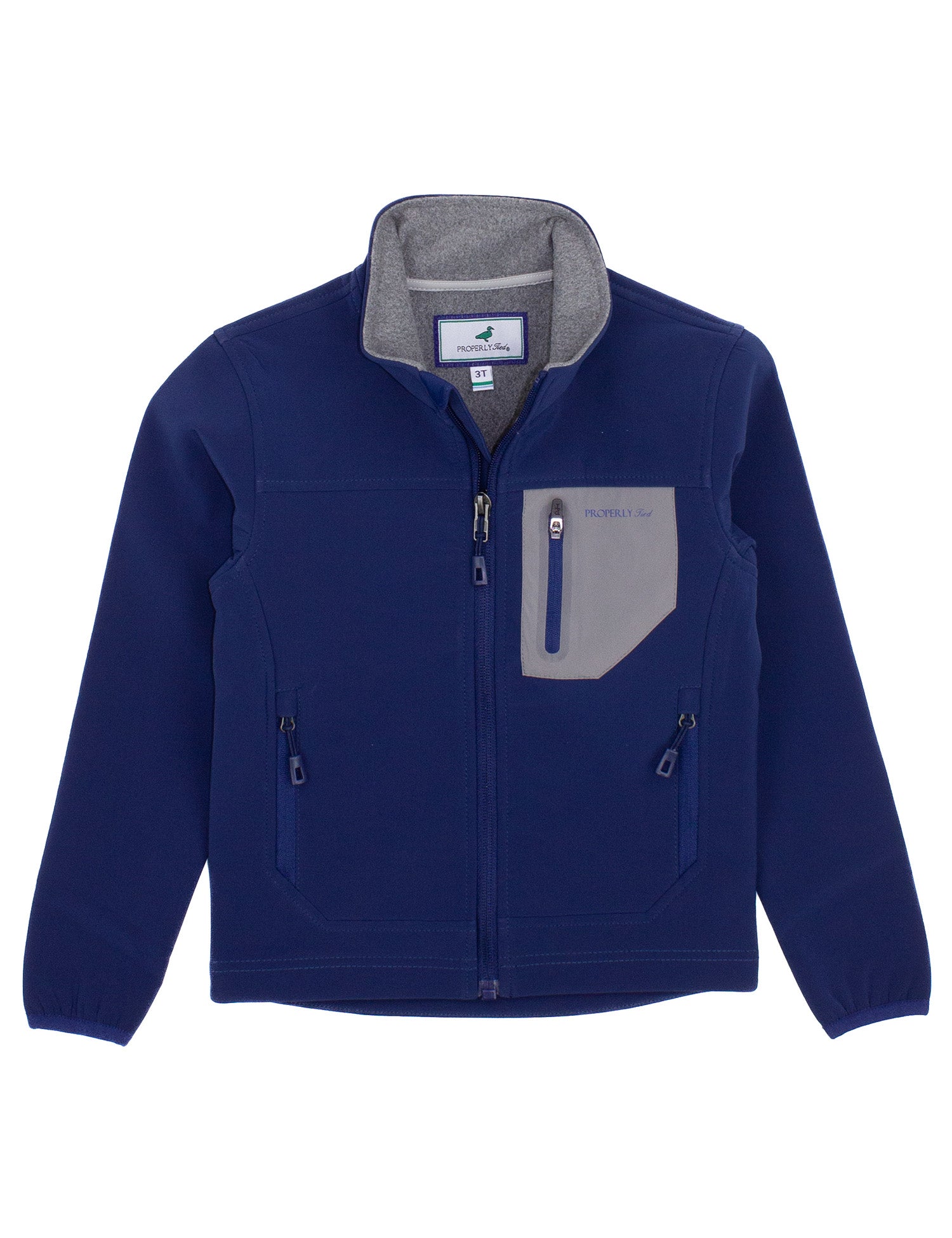 Boys Peak Softshell Jacket Navy