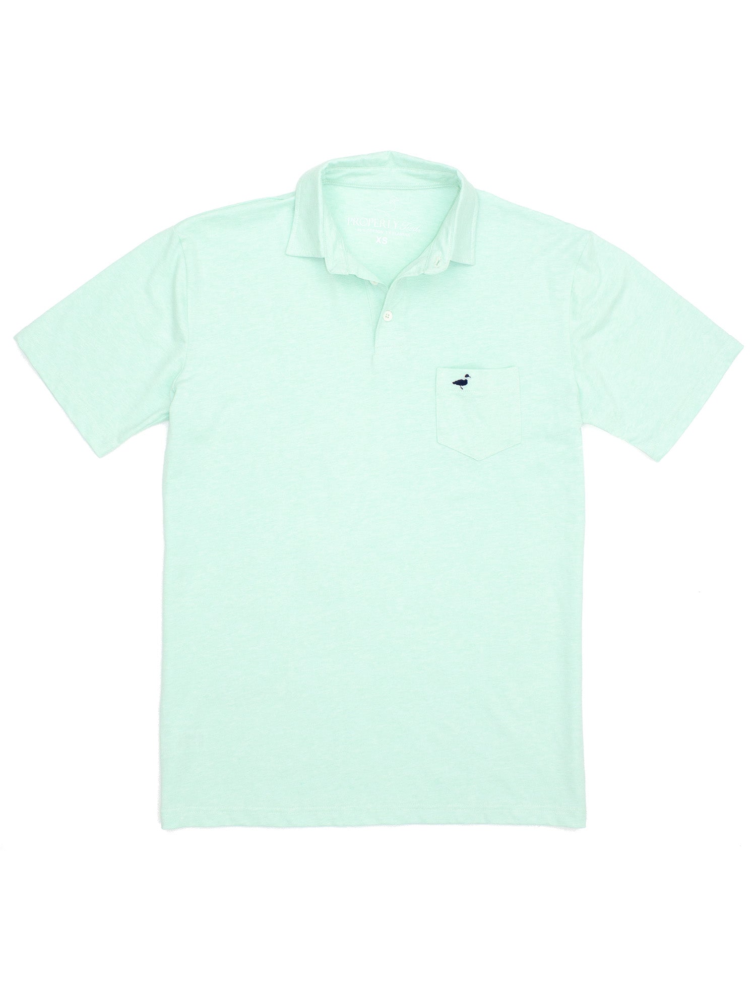 Harrison Pocket Polo SS Seafoam